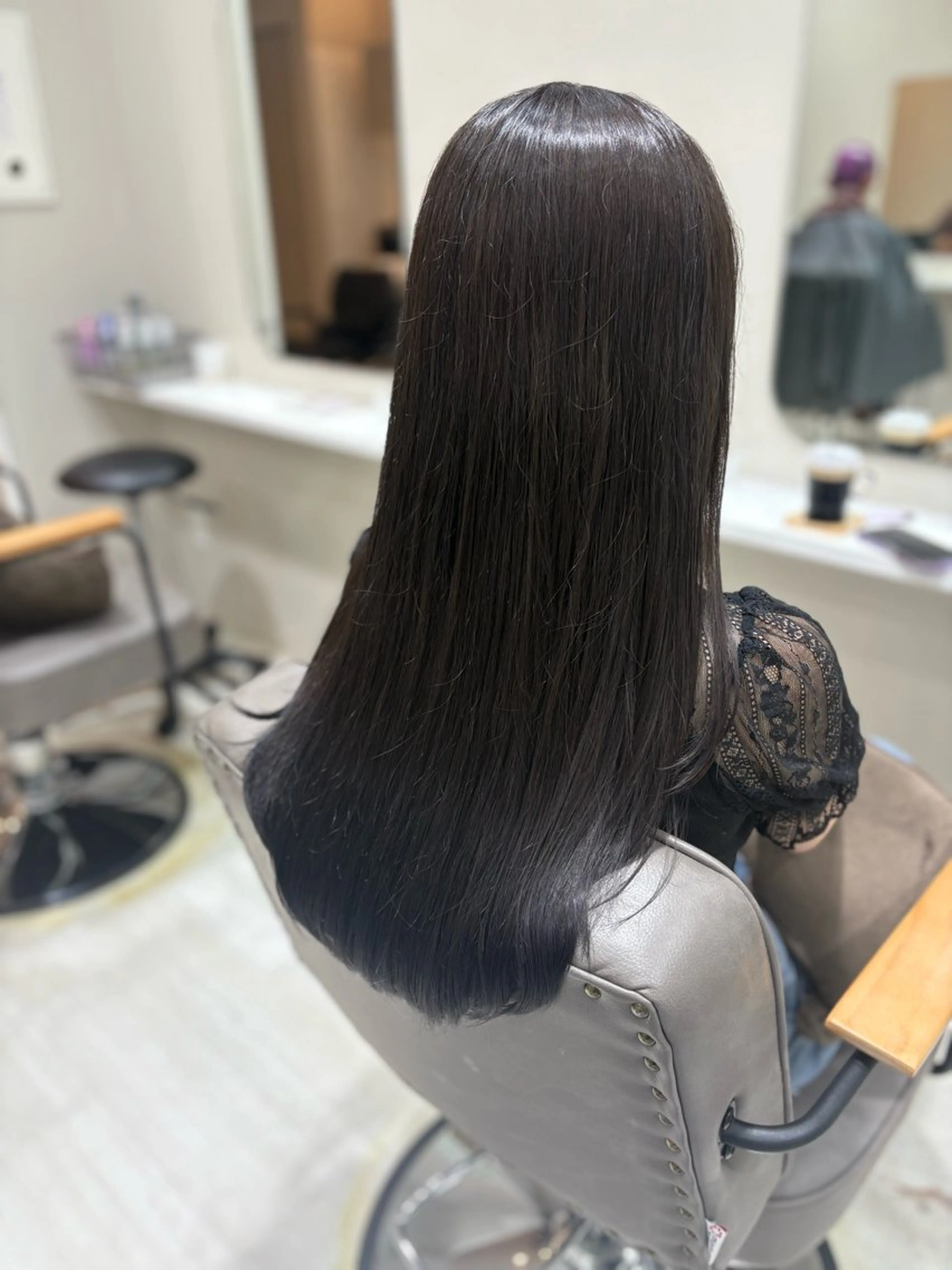 カット＋ブリーチなしワンカラー＋1step トリートメント🪄🫧の写真