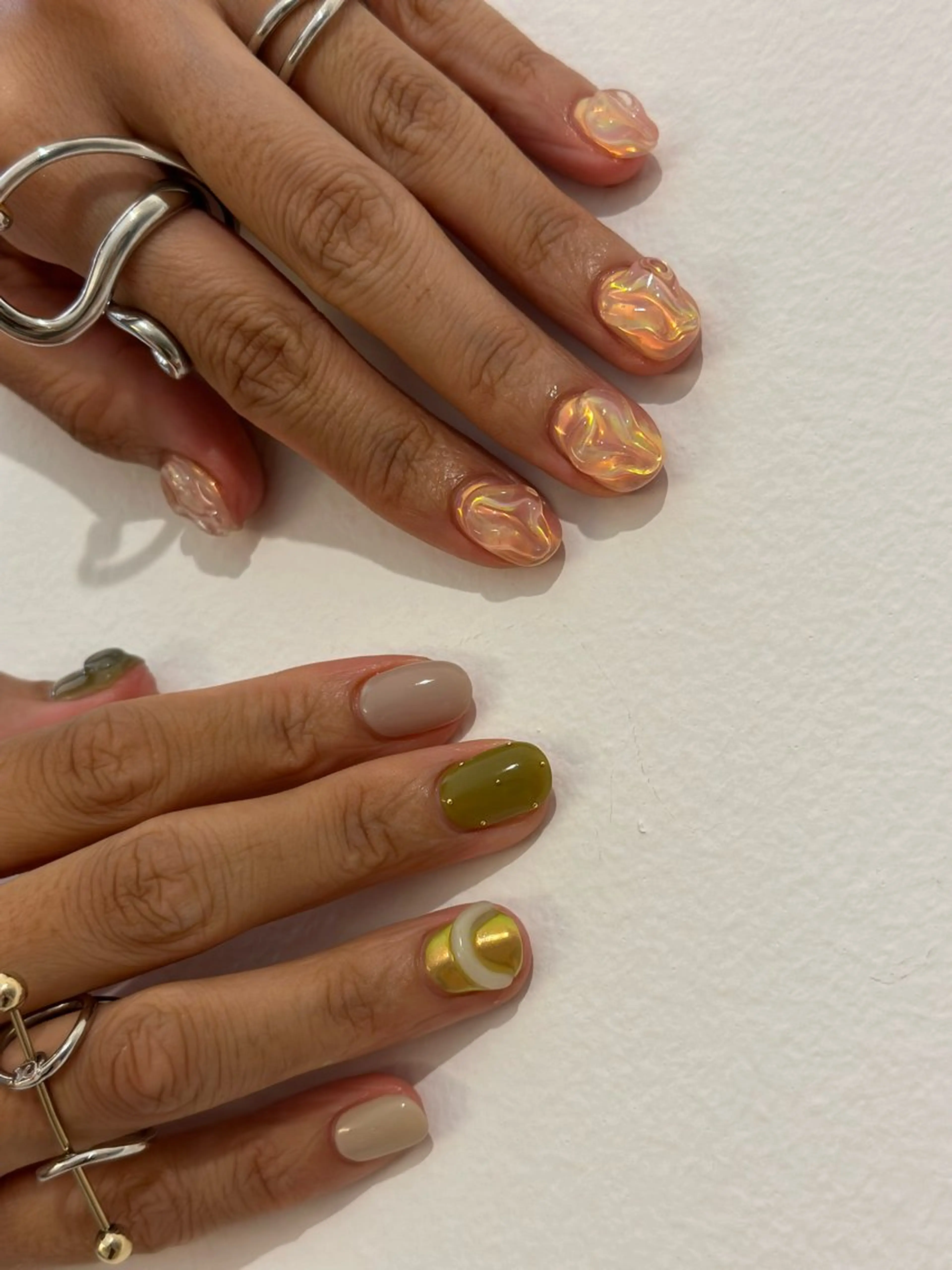 ネイル ハンドネイル Flow nail所属・山本 七海のネイルデザイン