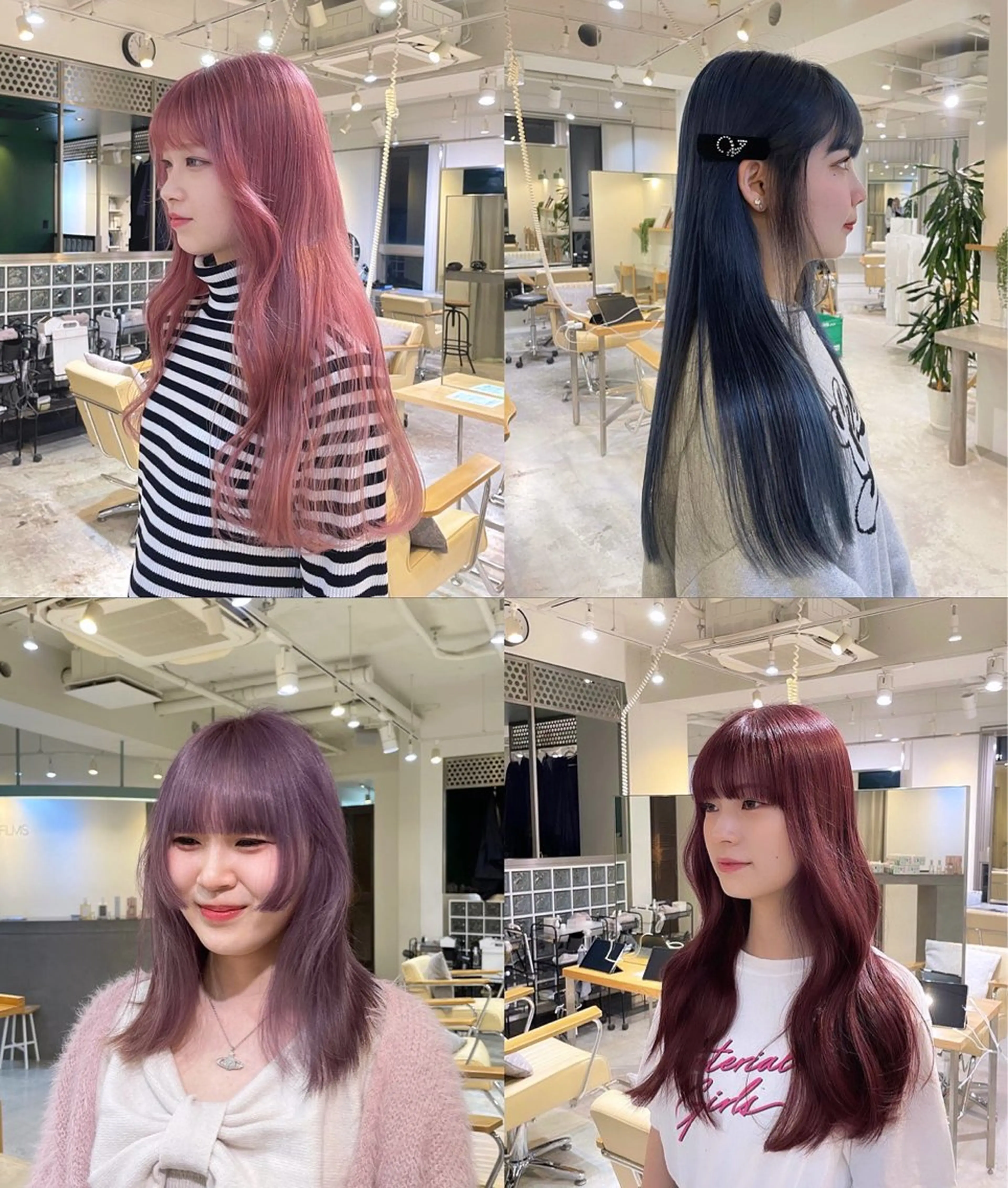 セミロング カラー 🎀 liz🎀のヘアスタイル