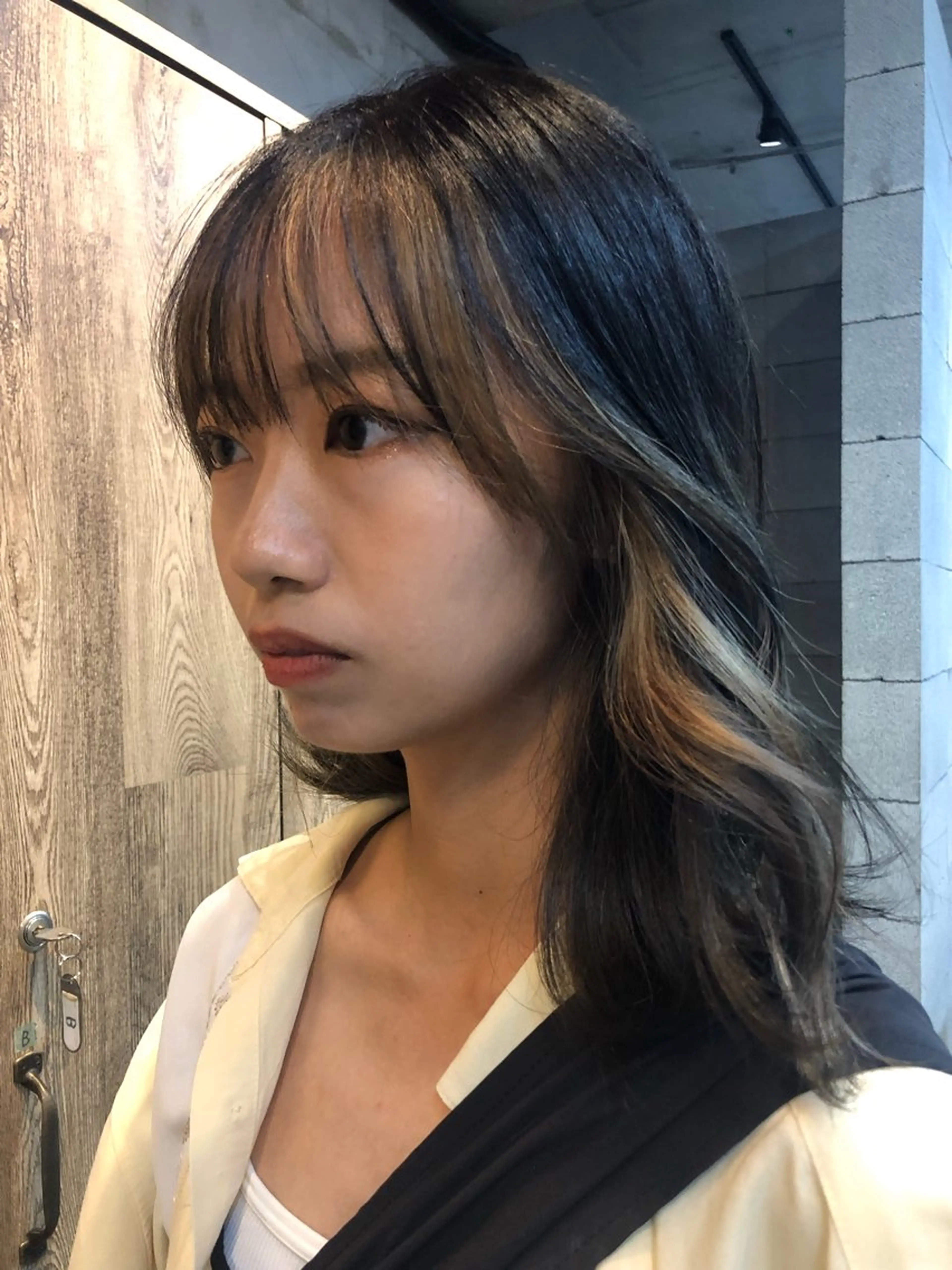 セミロング haruka 遥歌のヘアスタイル