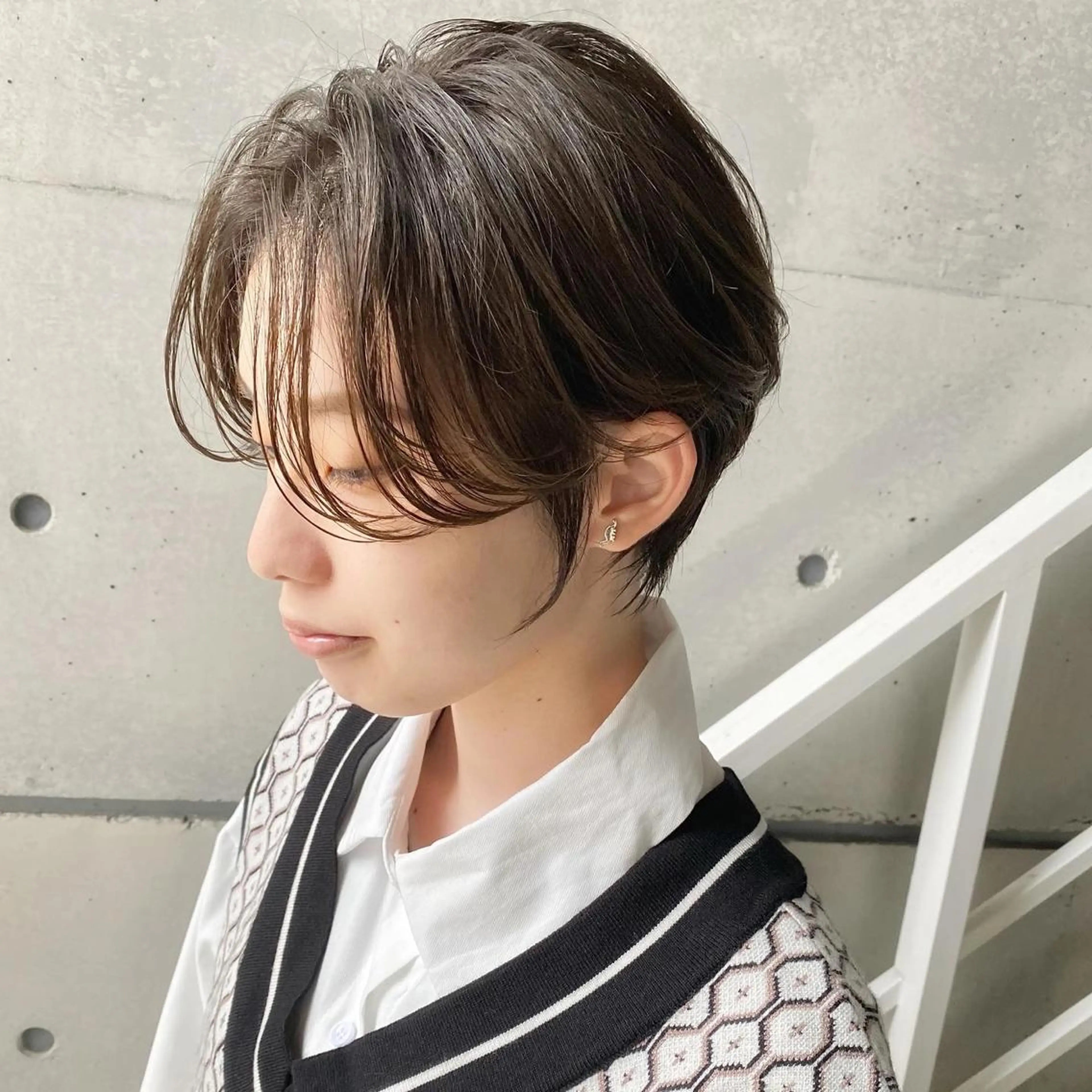 ショート カラー ショートボブ ボブ くびれヘア ショートヘア サイドバング 当日予約🆗ショート /ハイライト/松本のヘアスタイル