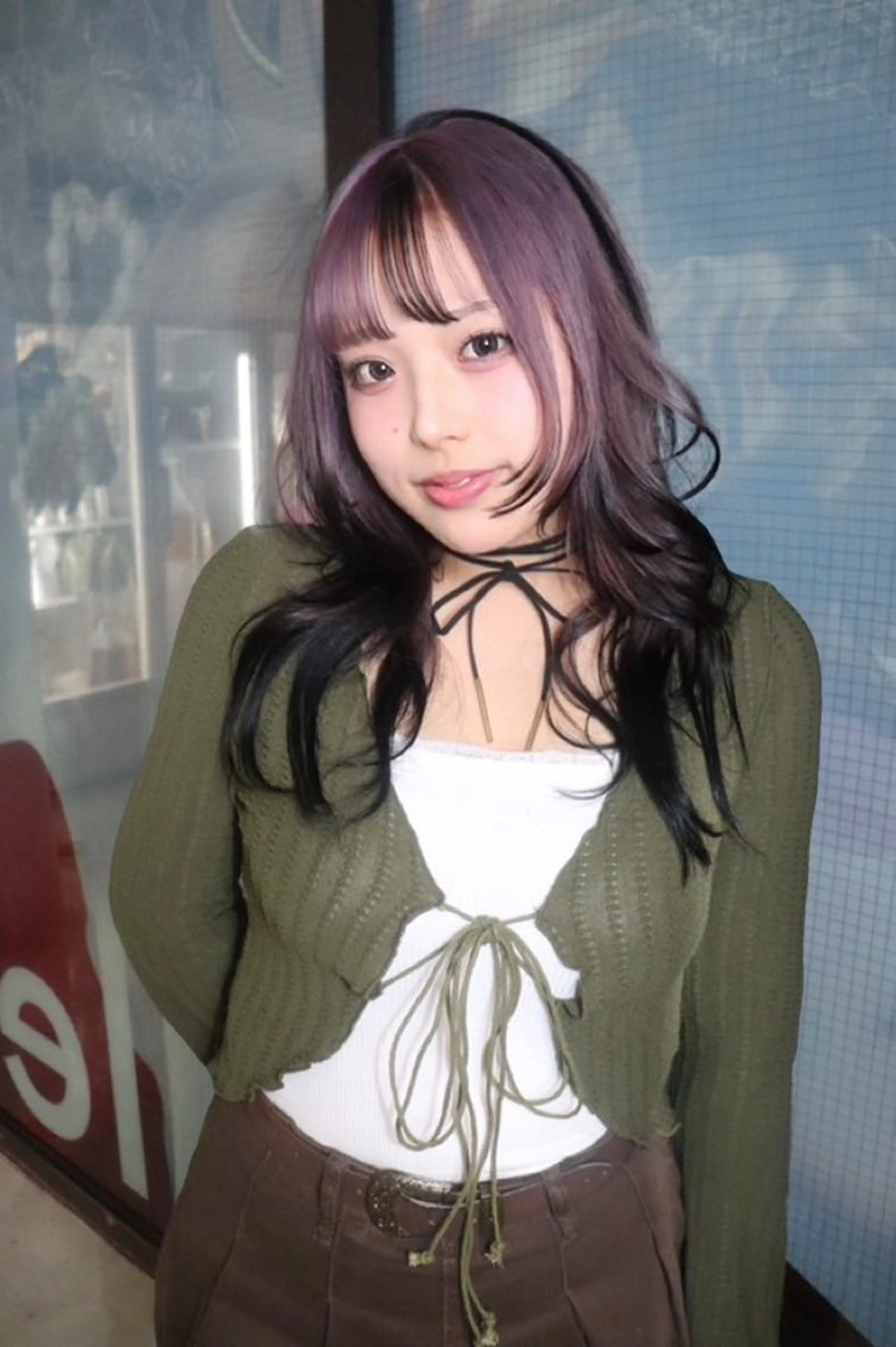 セミロング カラー ヘアアレンジ @kyoniyy KYONIのヘアスタイル