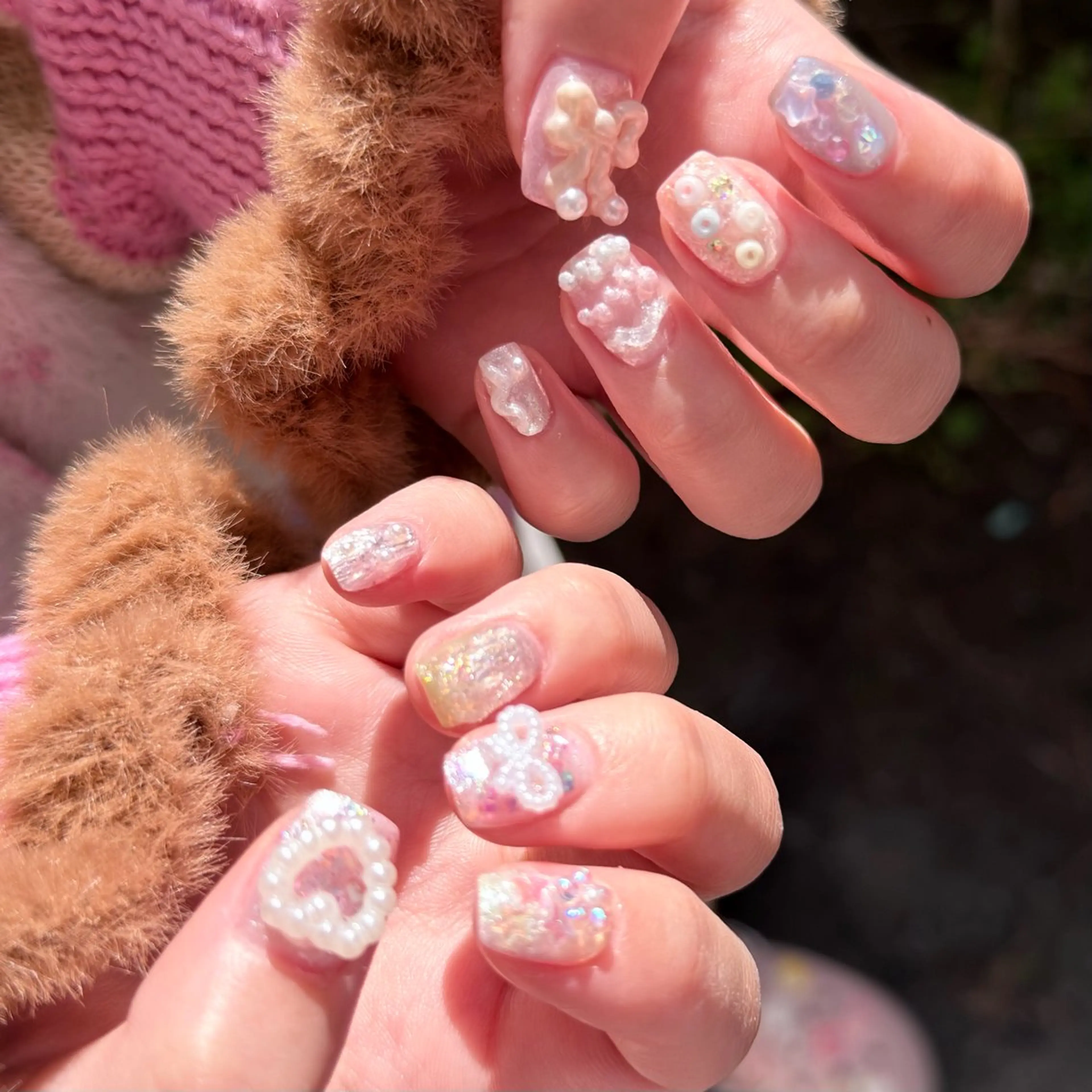ネイル ハンドネイル 🎀 Hiyubi._.nail 🫧所属・🎀フェイ フェイ🫧💗のネイルデザイン