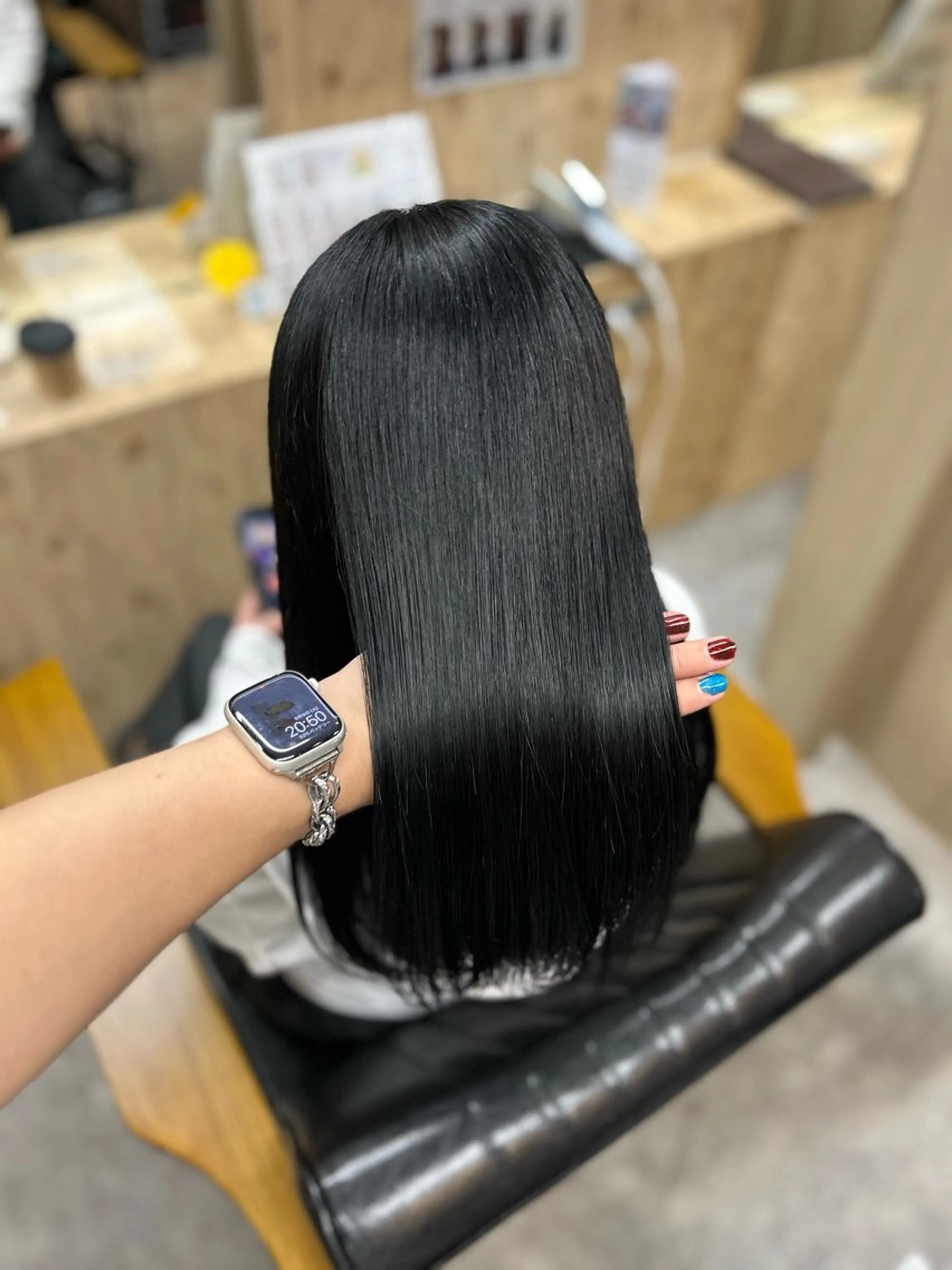 ロング 美髪縮毛矯正/ 髪質改善/岩田一駿のヘアスタイル