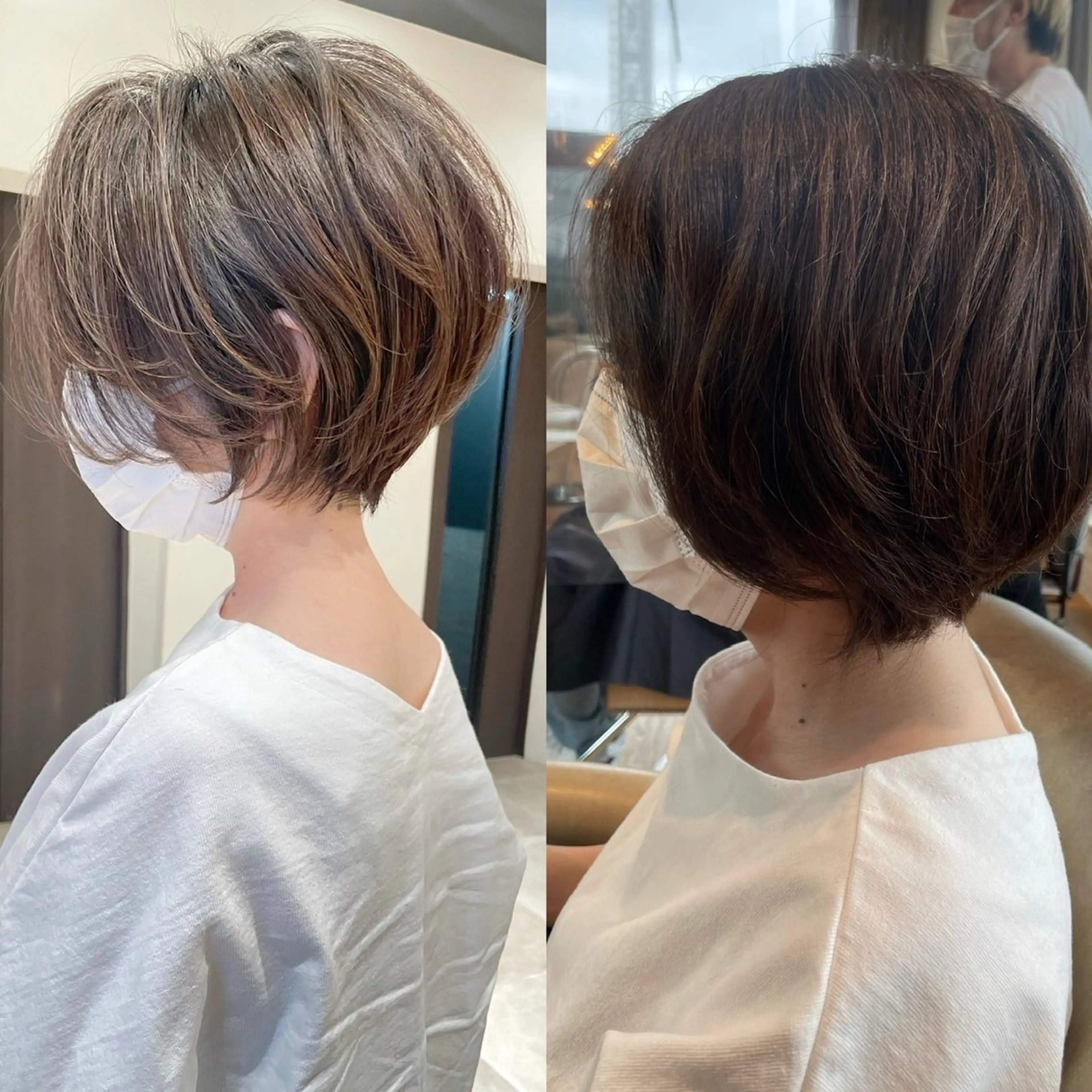 ショート ショートボブ ベリーショート ボブ ショートヘア 無料カットモデル /小顔ショート/荒砂のヘアスタイル