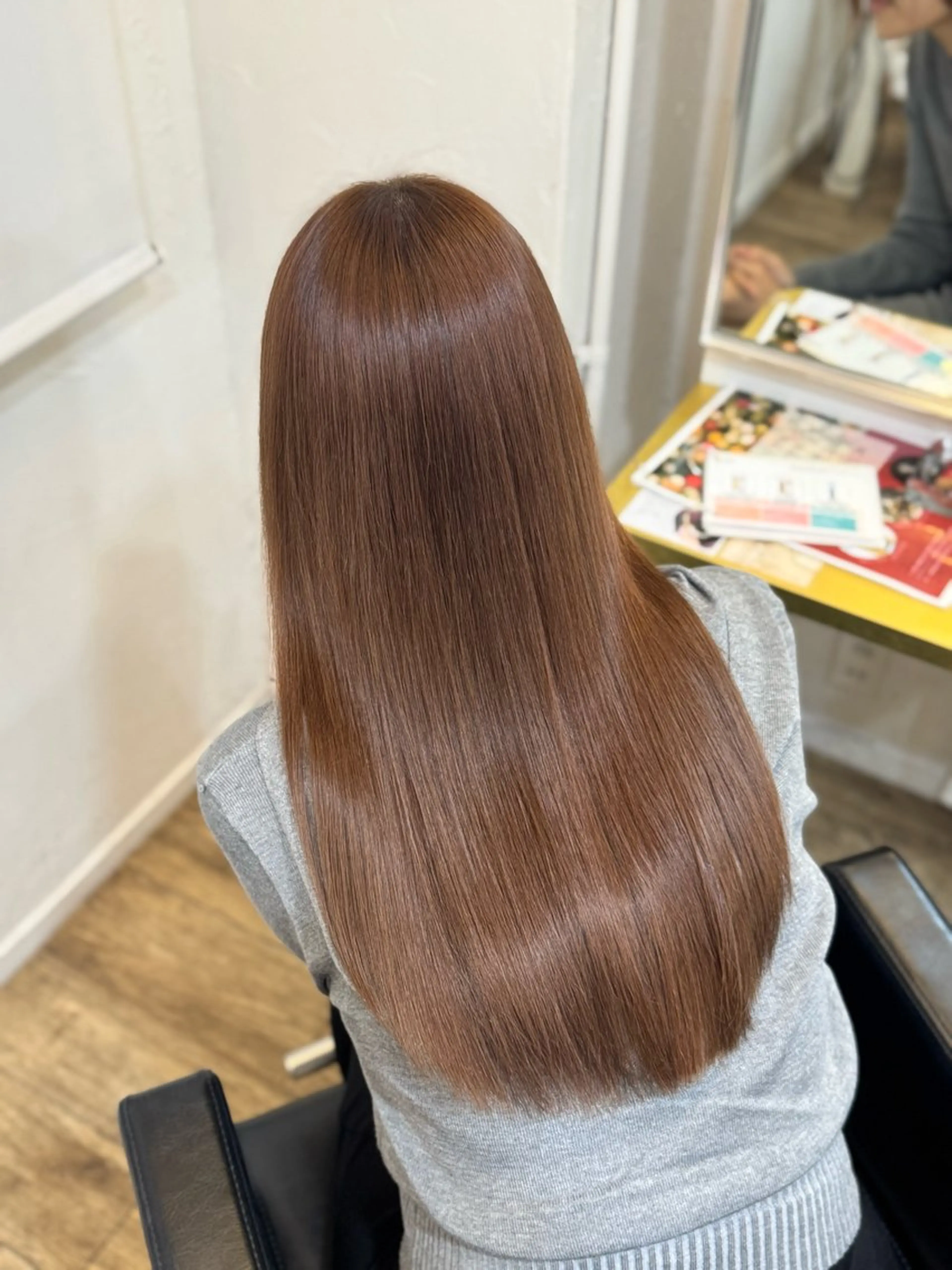 ロング カット 縮毛矯正 トリートメント 北新地/縮毛矯正 /あやなのヘアスタイル