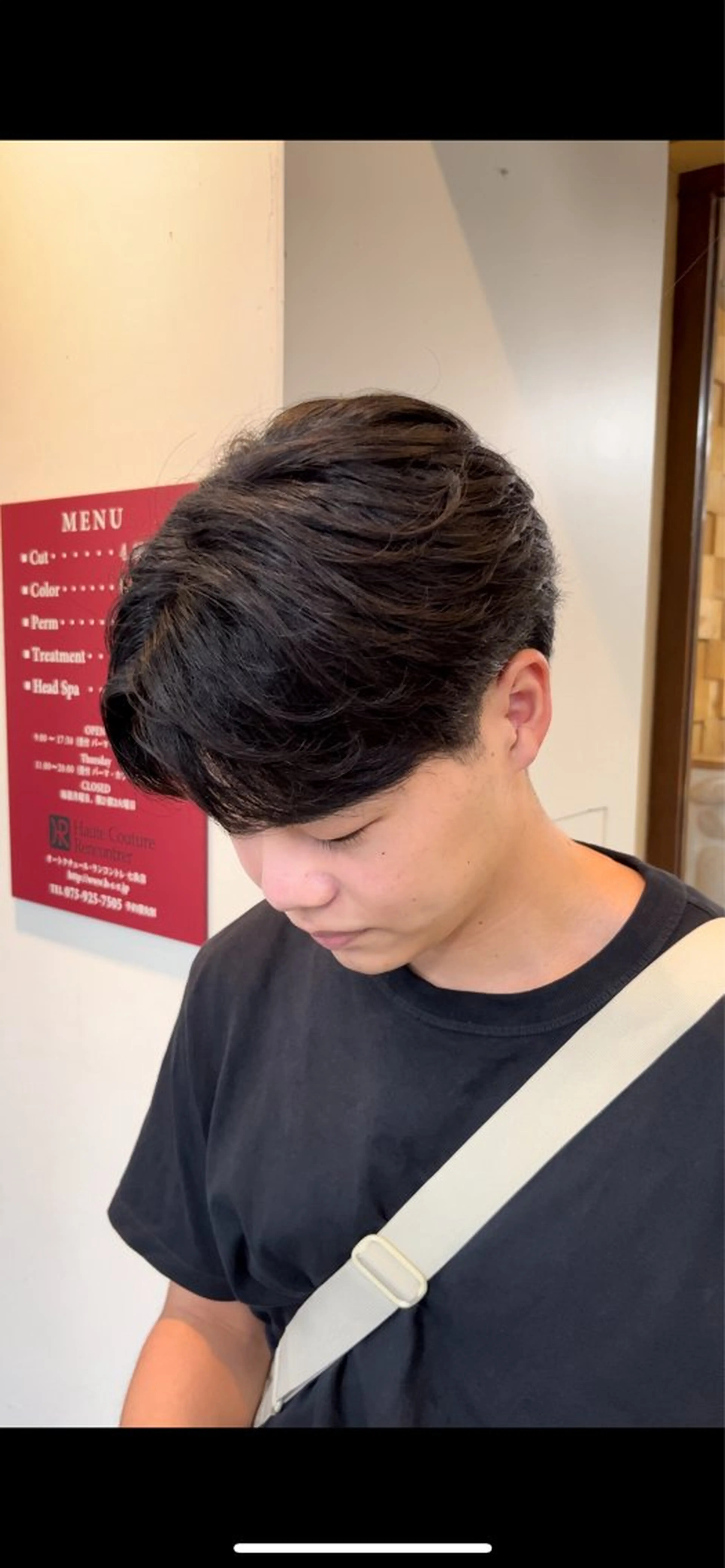 ショート メンズ オートクチュールランコントレ西京極店所属・今在家 玲【艶髪スト レート/メンズ特化】のヘアスタイル