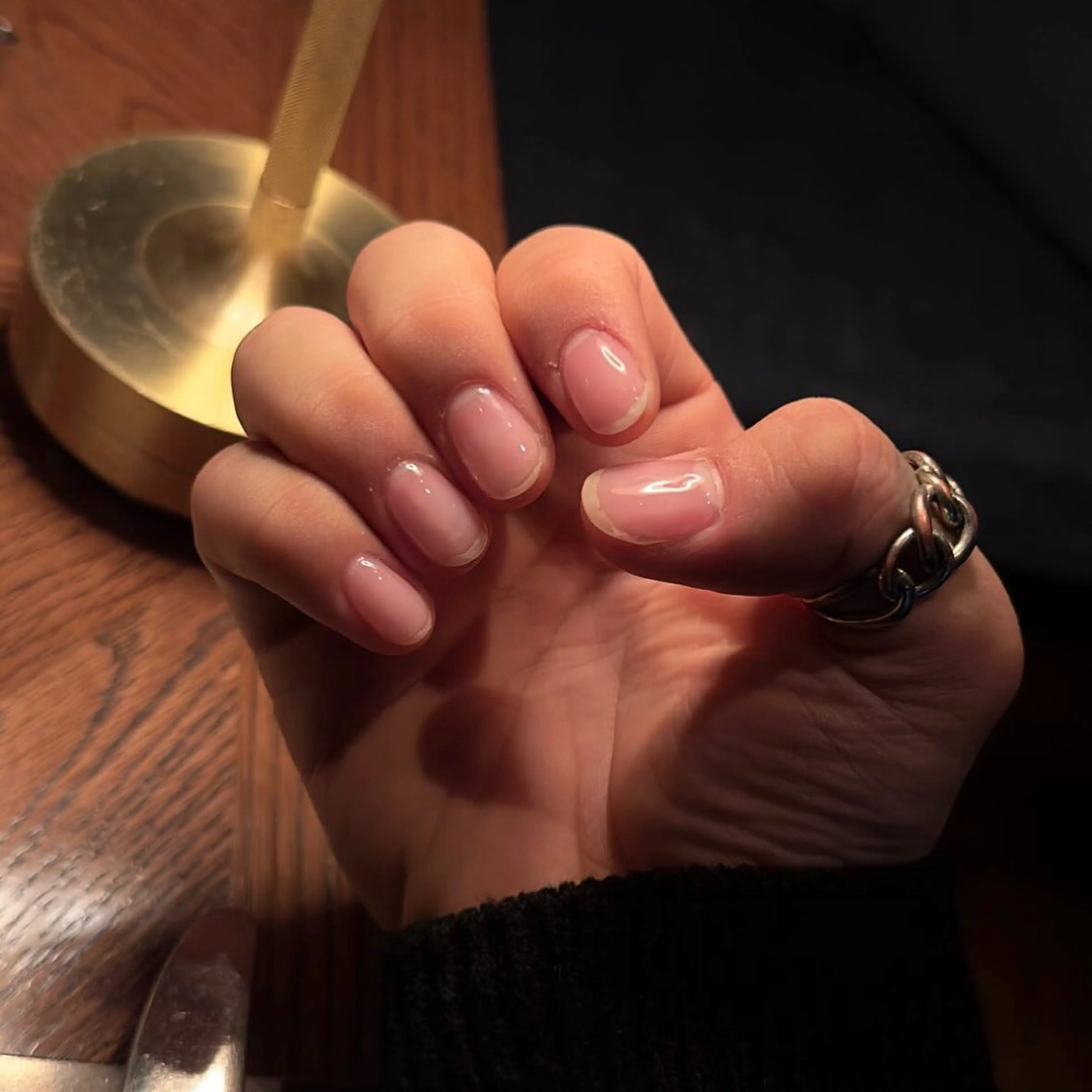 ネイル クリアネイル ジェルネイル メンズネイル ハンドネイル 🍁nail. kaede🍁のネイルデザイン