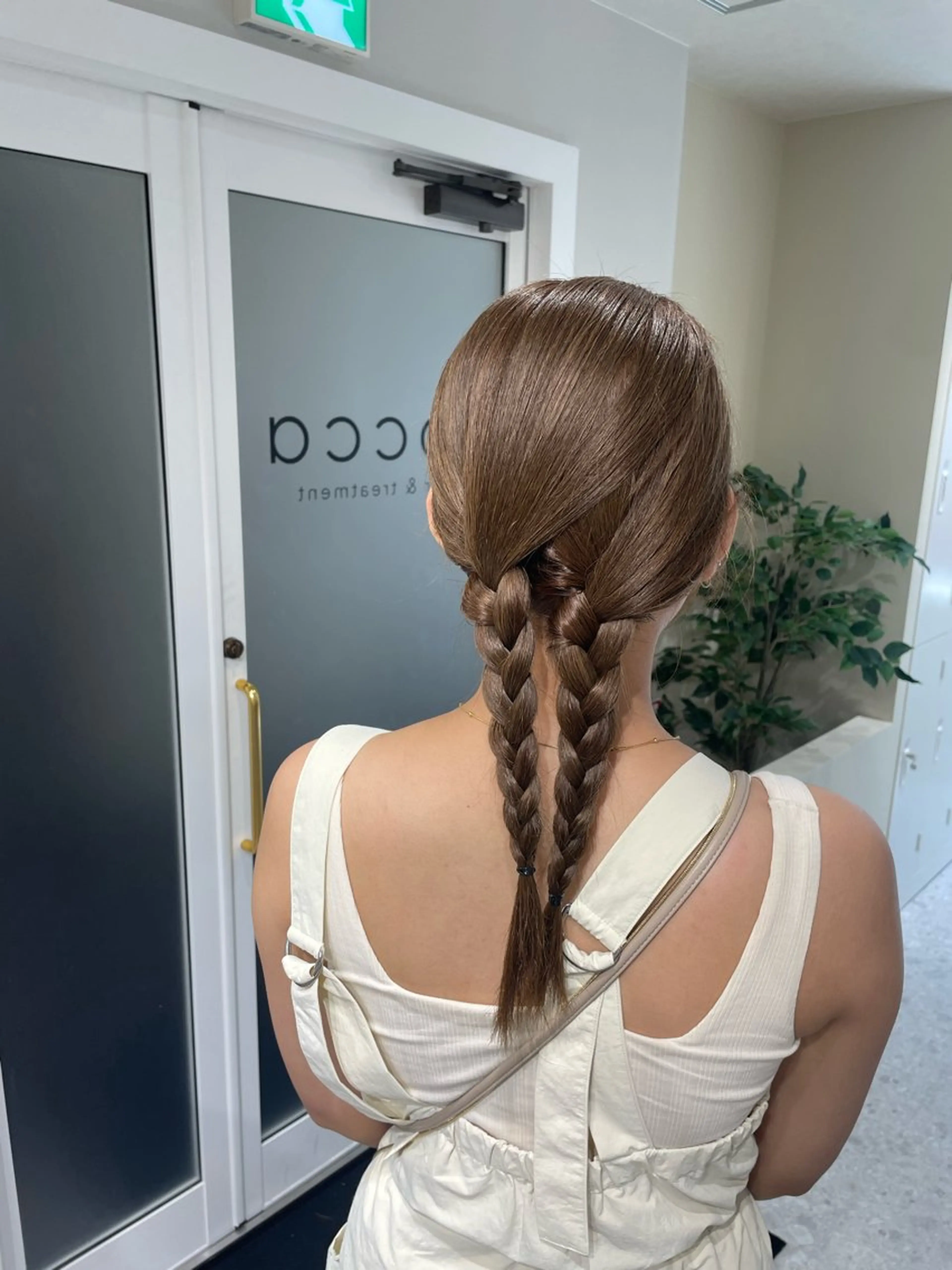 ロング カラー ベージュカラー カット ヘアカラー トリートメント 🩰ニシムラヒカリ 半個室salon♡*のヘアスタイル