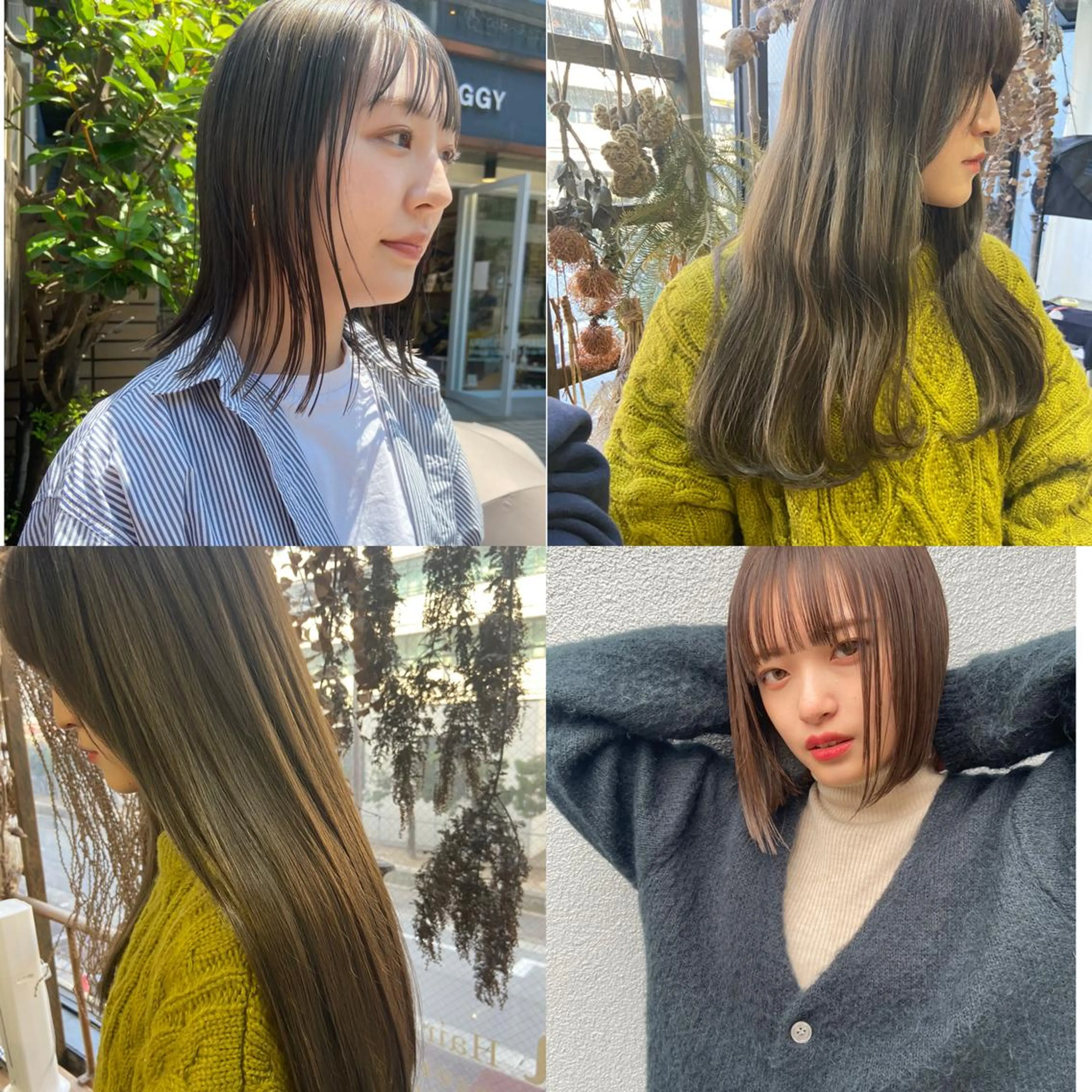 ミディアム カラー ヘアカラー トリートメント 松尾太樹 【pia】福岡美容室のヘアスタイル