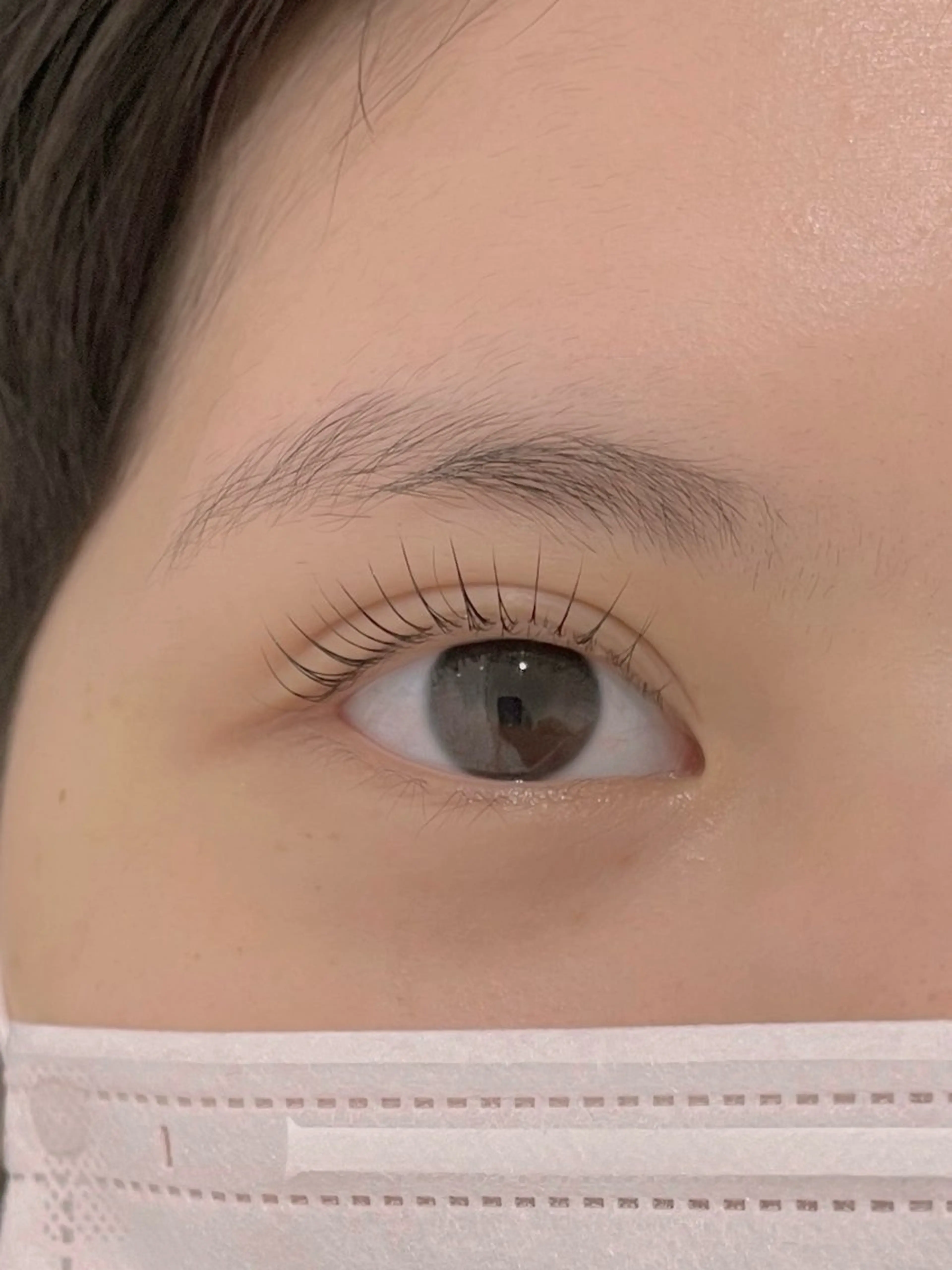 マツエク・マツパ 束感まつ毛 ナチュラル 一重×まつ毛パーマ eyelash salon　TOKIのマツエク・マツパデザイン