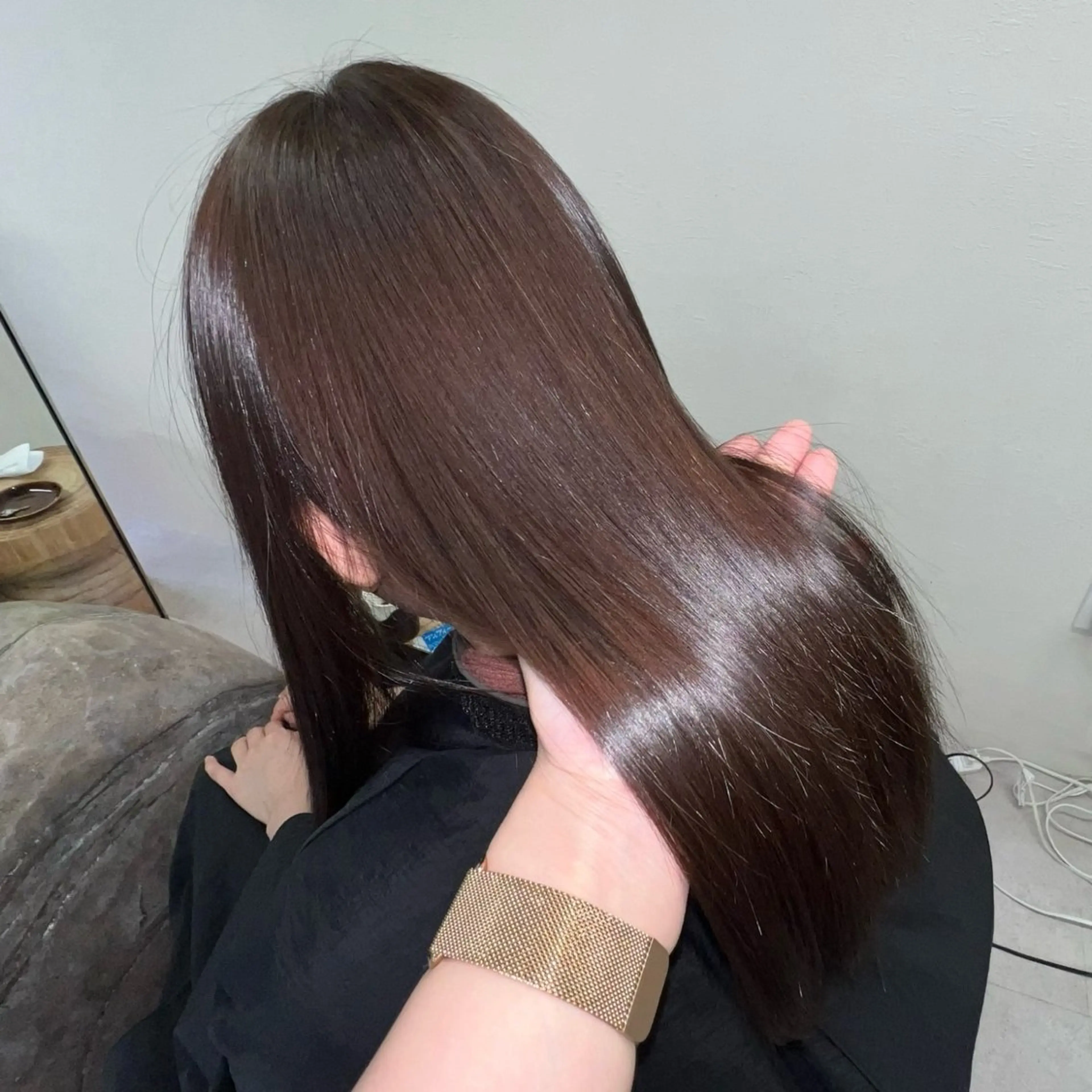 【💎憧れの艶髪へ💎】コーティング付き髪質改善ストレート➕カット➕1step艶トリートメント✨の写真