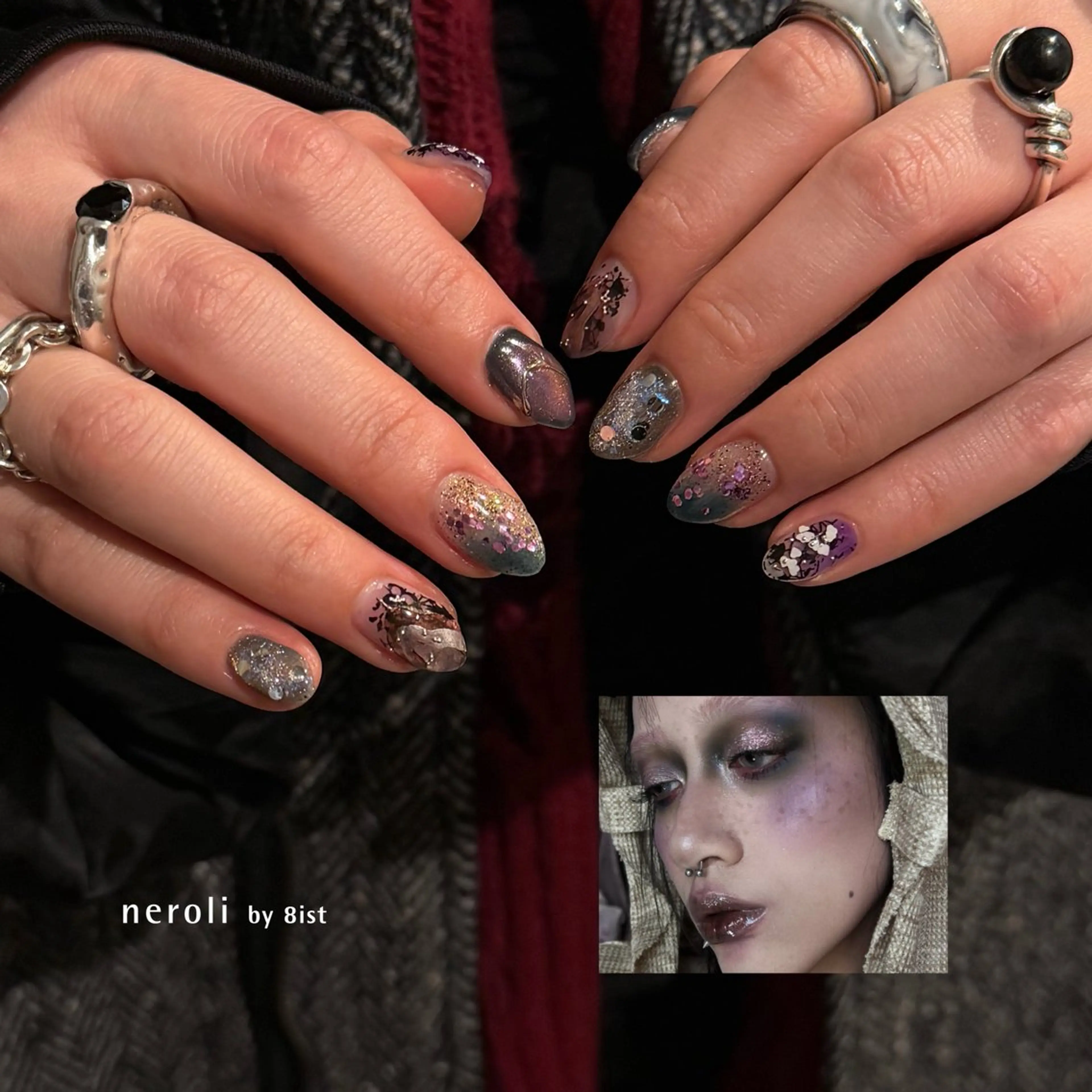 ネイル ハンドネイル 𝐫𝐚𝐢 𝐧𝐚𝐢𝐥の眉毛・アイブロウイメージ