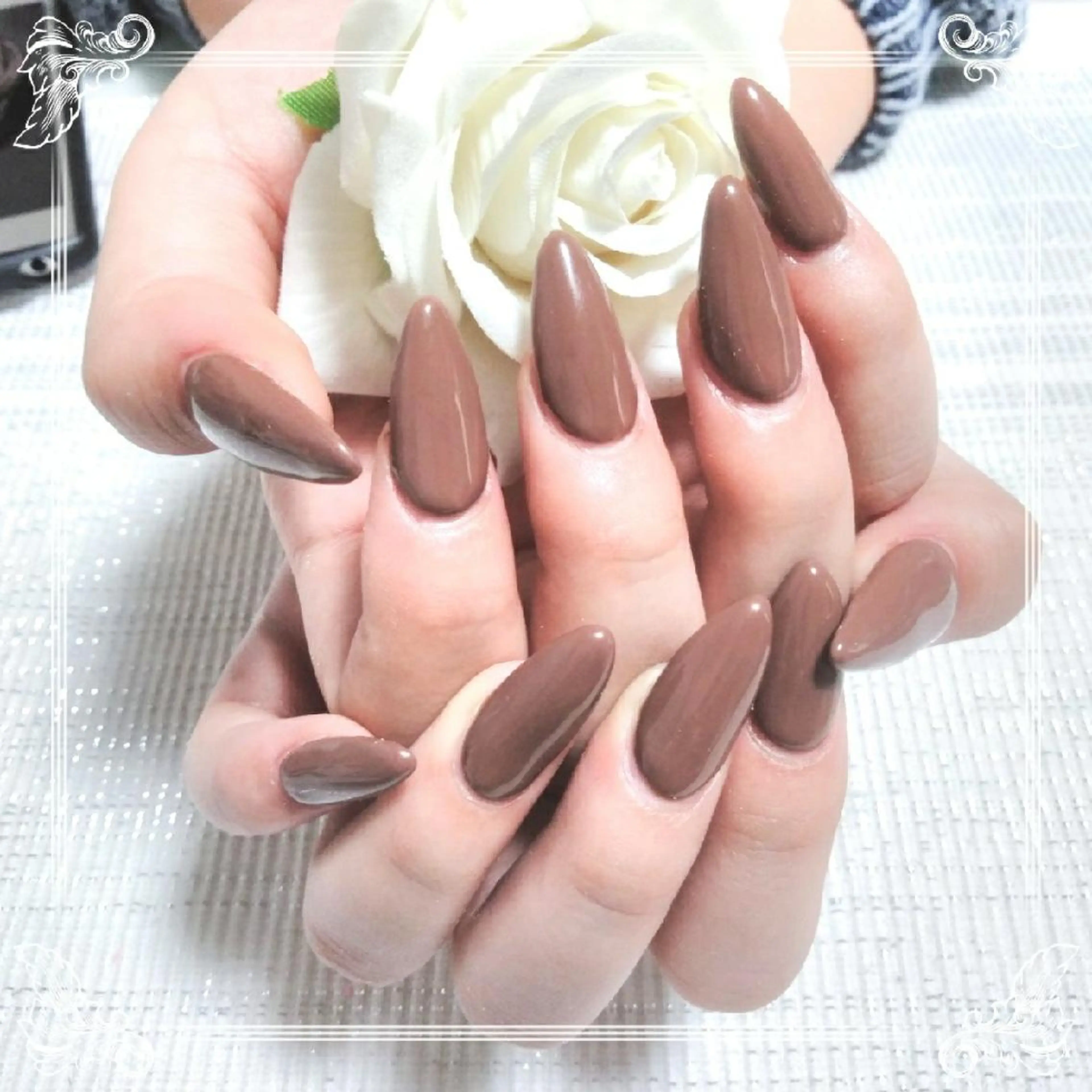 スカルプワンカラーorラメグラ　オフ有りの写真