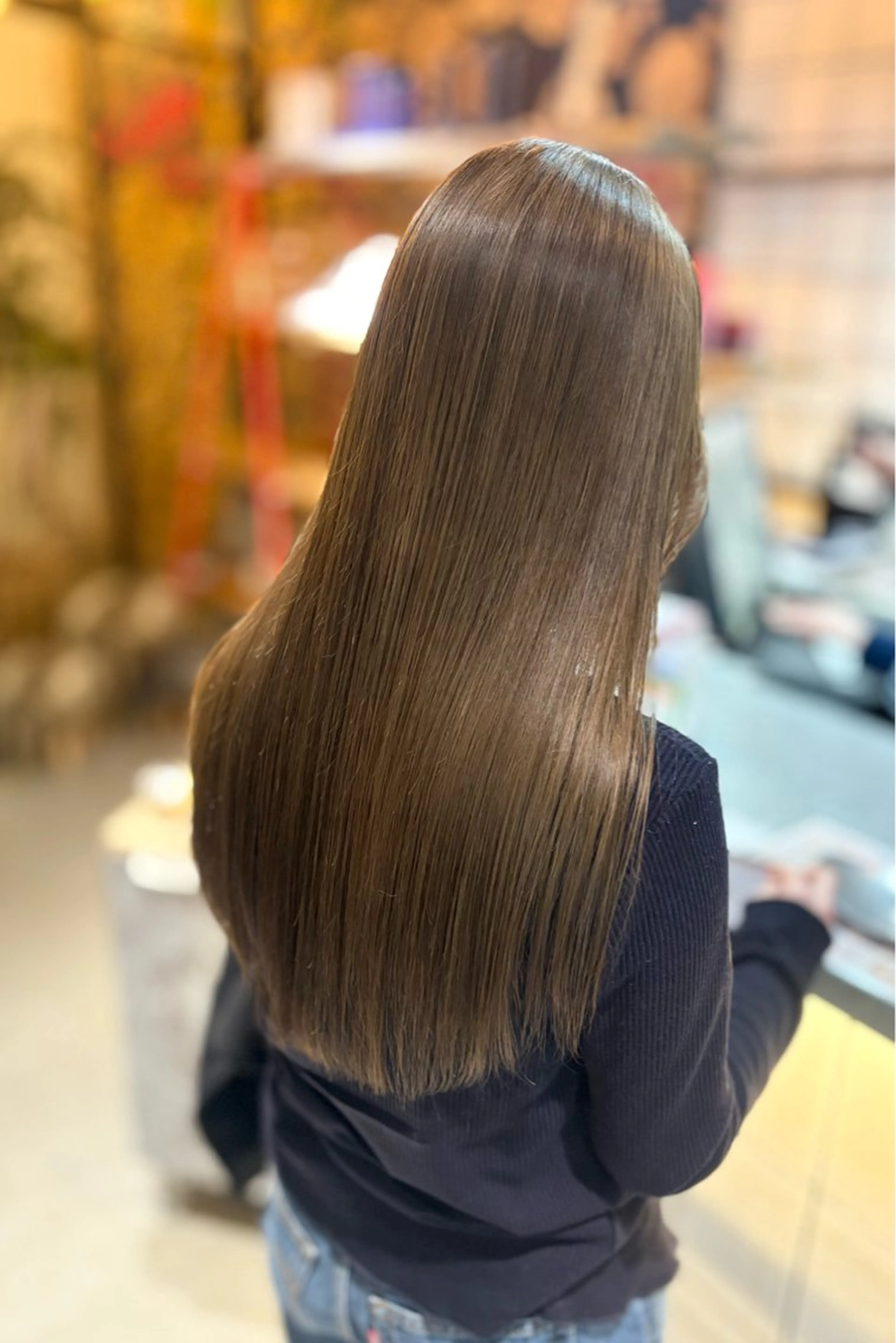 ロング カラー 菊地 紗矢のヘアスタイル