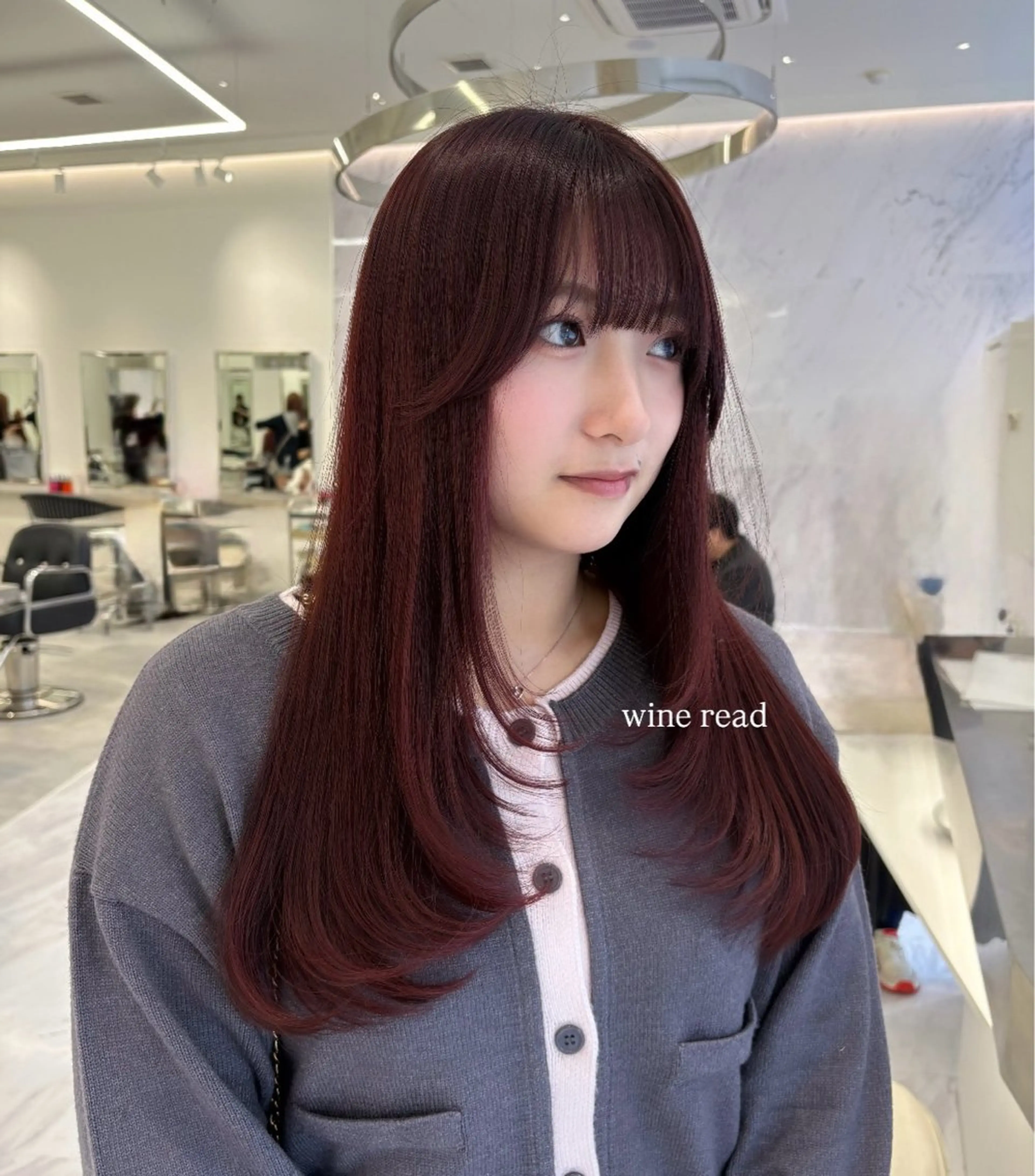 ロング レイヤーカット カット ヘアカラー Parve Mix/ 平 奈果🎀のヘアスタイル