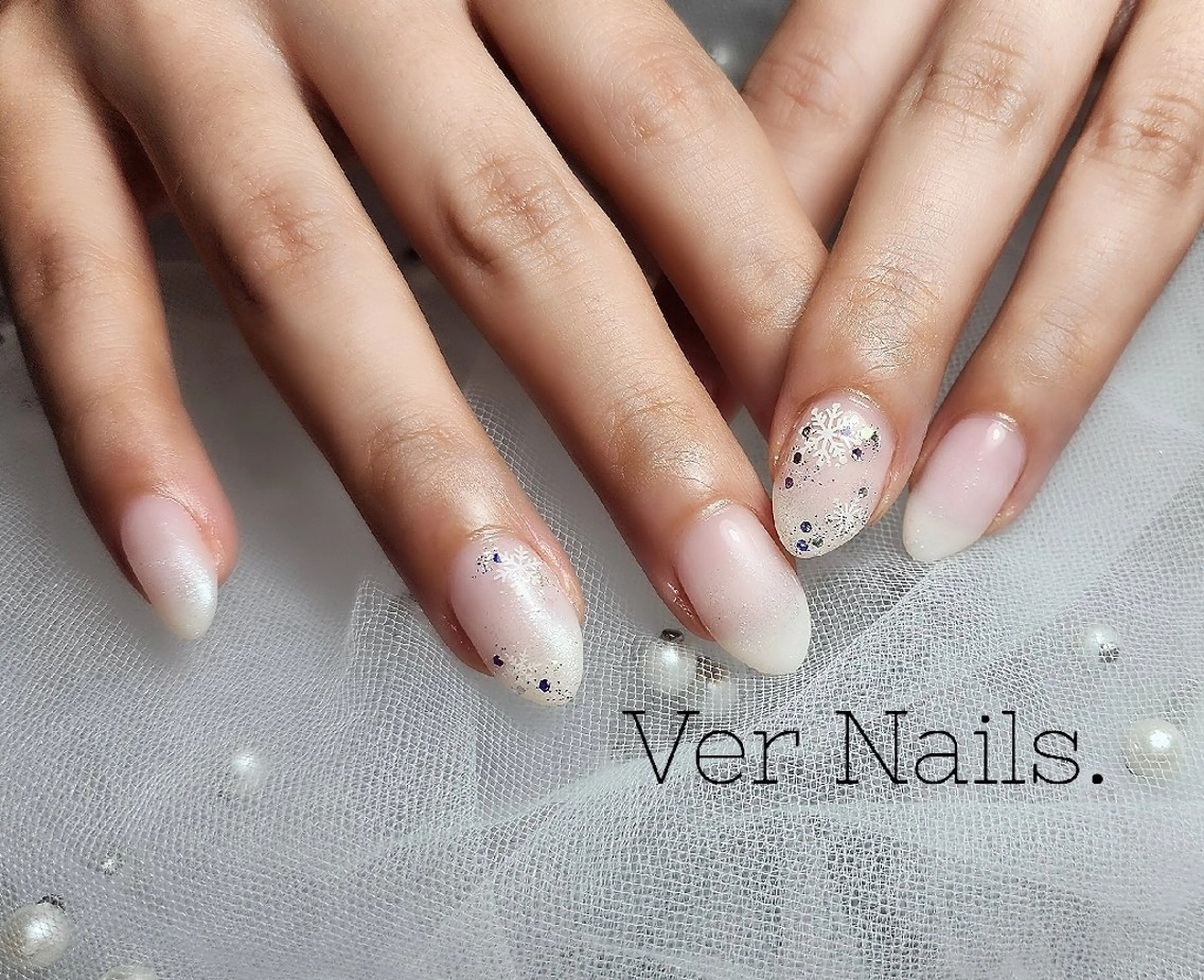 ネイル グラデーション ホワイト Ver  Nails.のその他イメージ