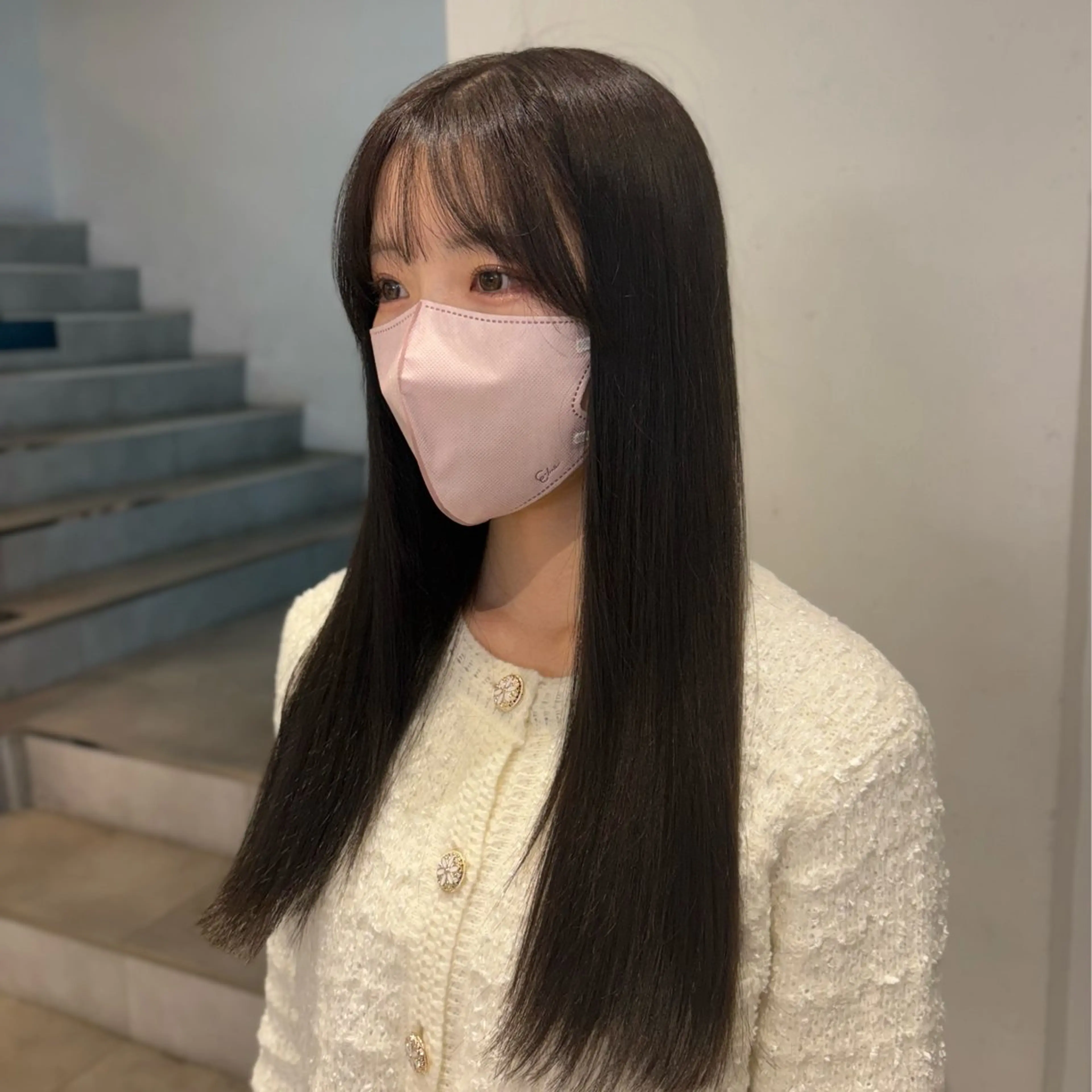 カラー 透明感カラー ヘアカラー 透明感カラー/ マツエクりこ🤎🫧のヘアスタイル