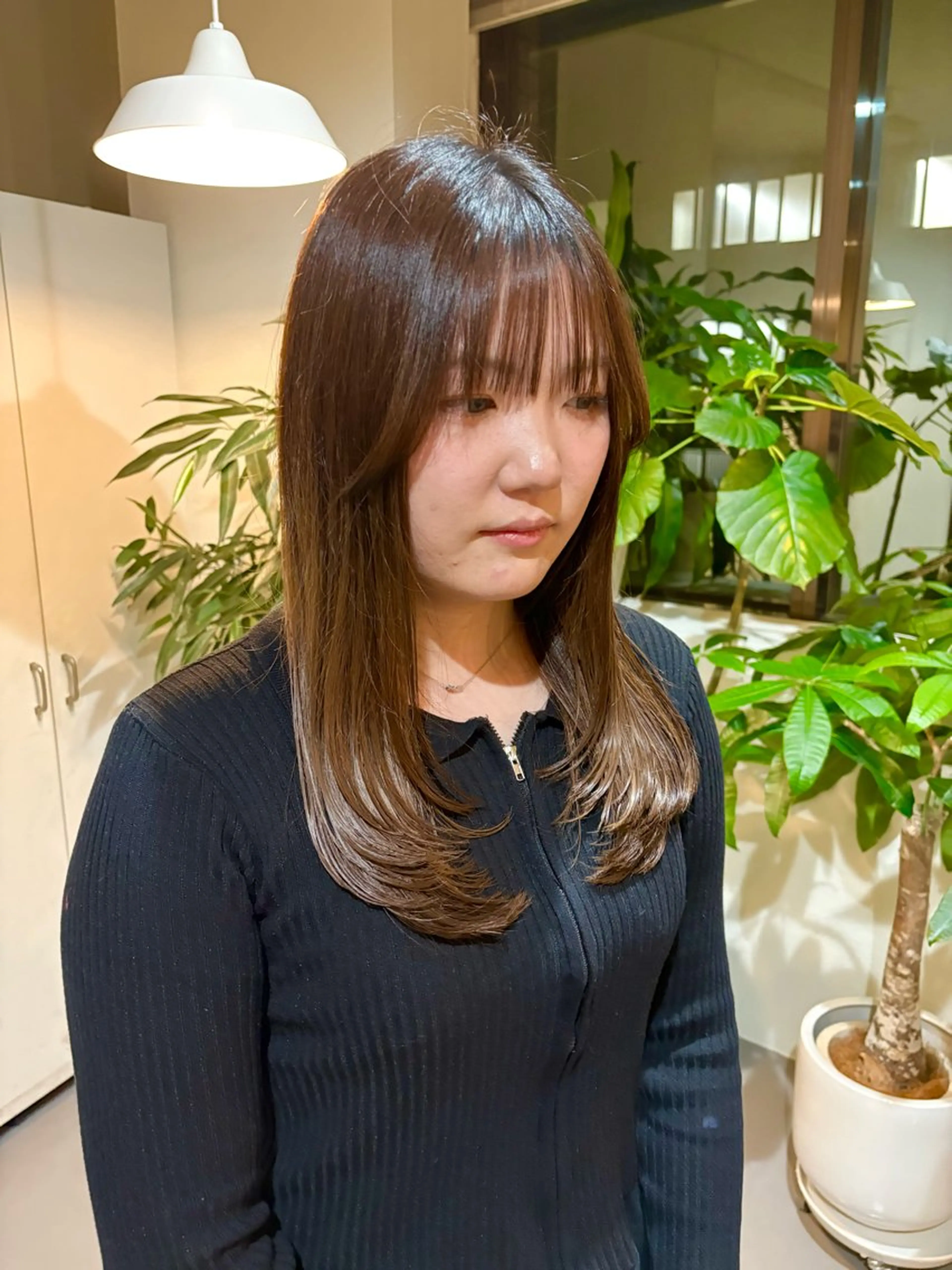 ロング レイヤーカット Click所属・ボブ/ショート/小倉 ✂中尾吏穏のヘアスタイル