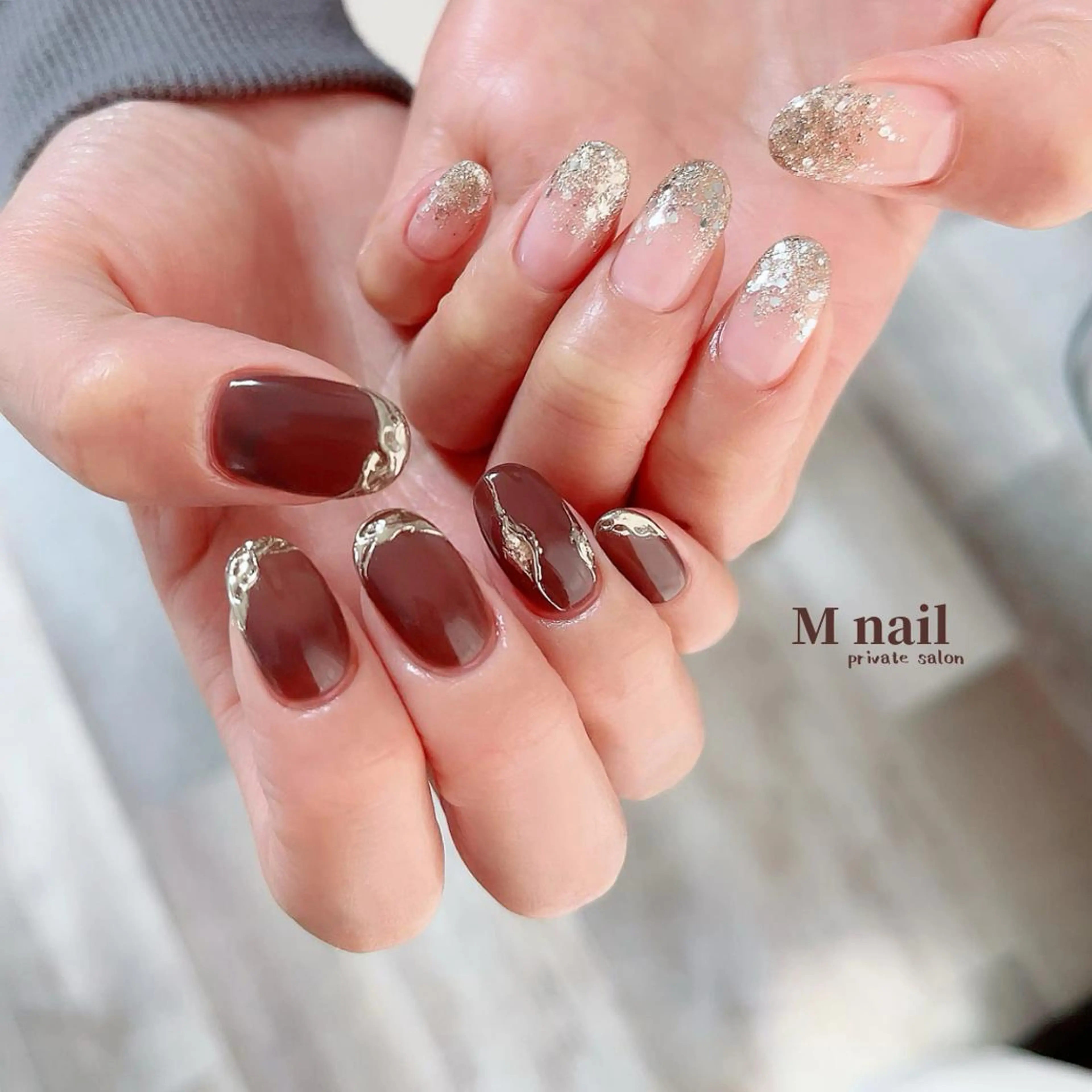 ネイル 持ち込み ハンドネイル M　nail所属・M nailのネイルデザイン