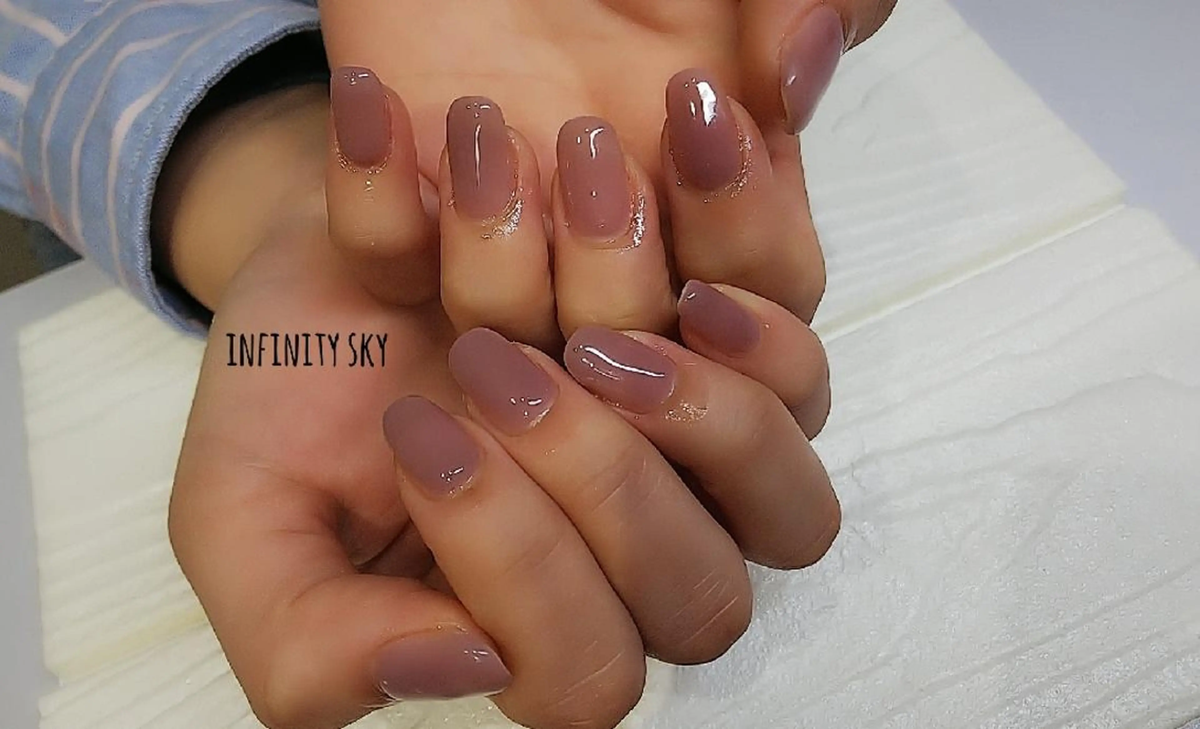 ネイル 春ネイル infinity skyのネイルデザイン