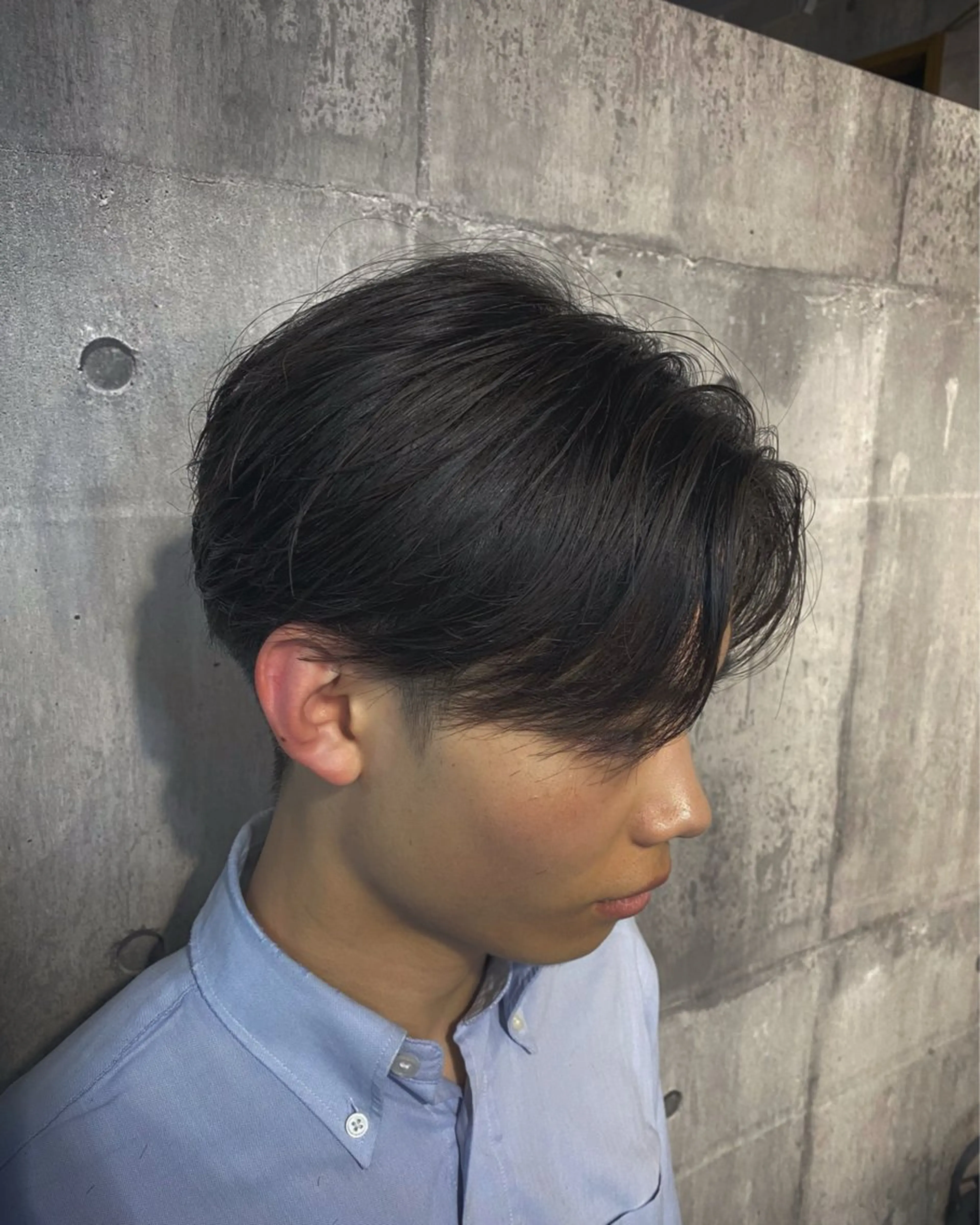 ミディアム カット 志厳/メンズ特化 /メンズパーマのヘアスタイル