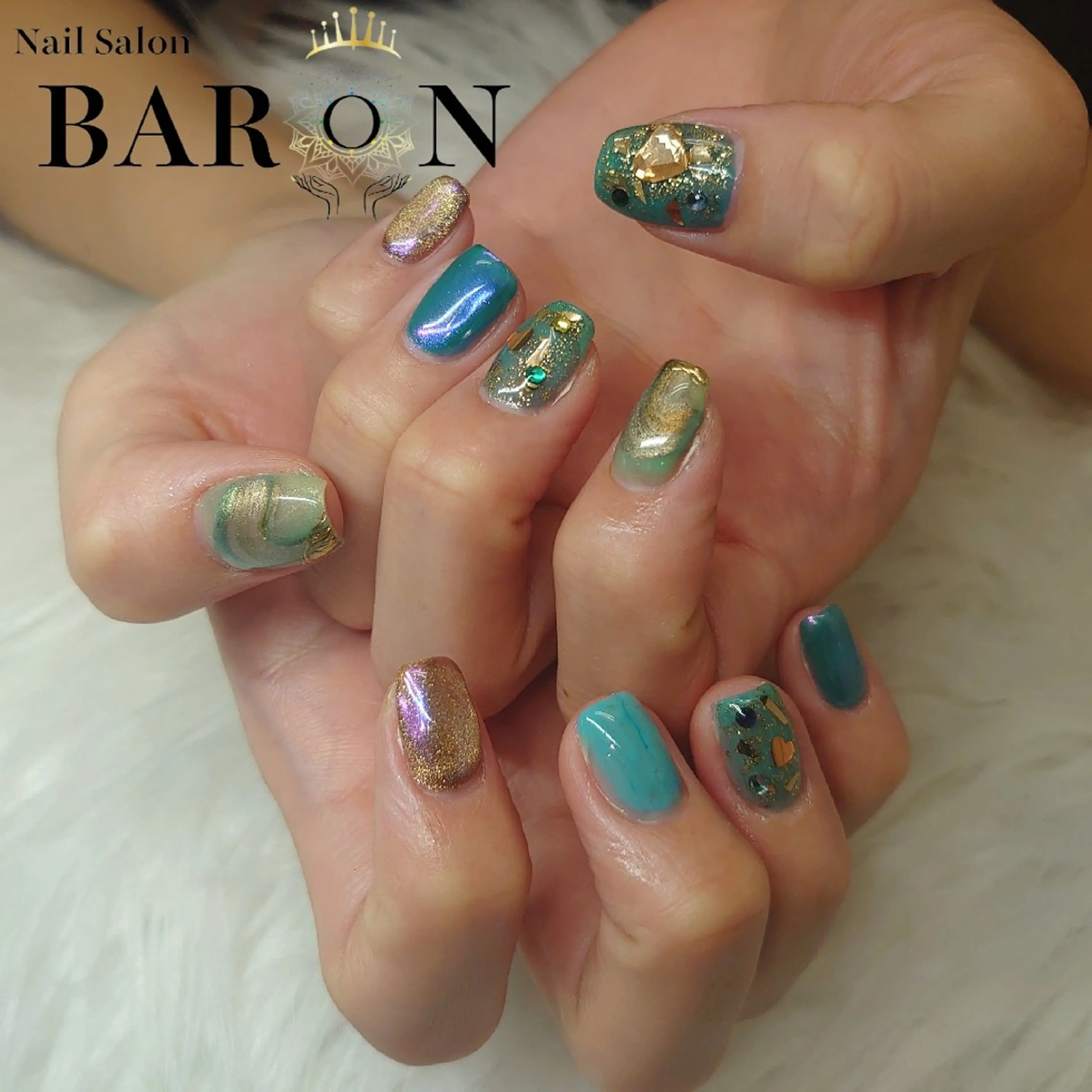 ネイル 持ち込み ニュアンスネイル ♛BARON♛ AOIのネイルデザイン
