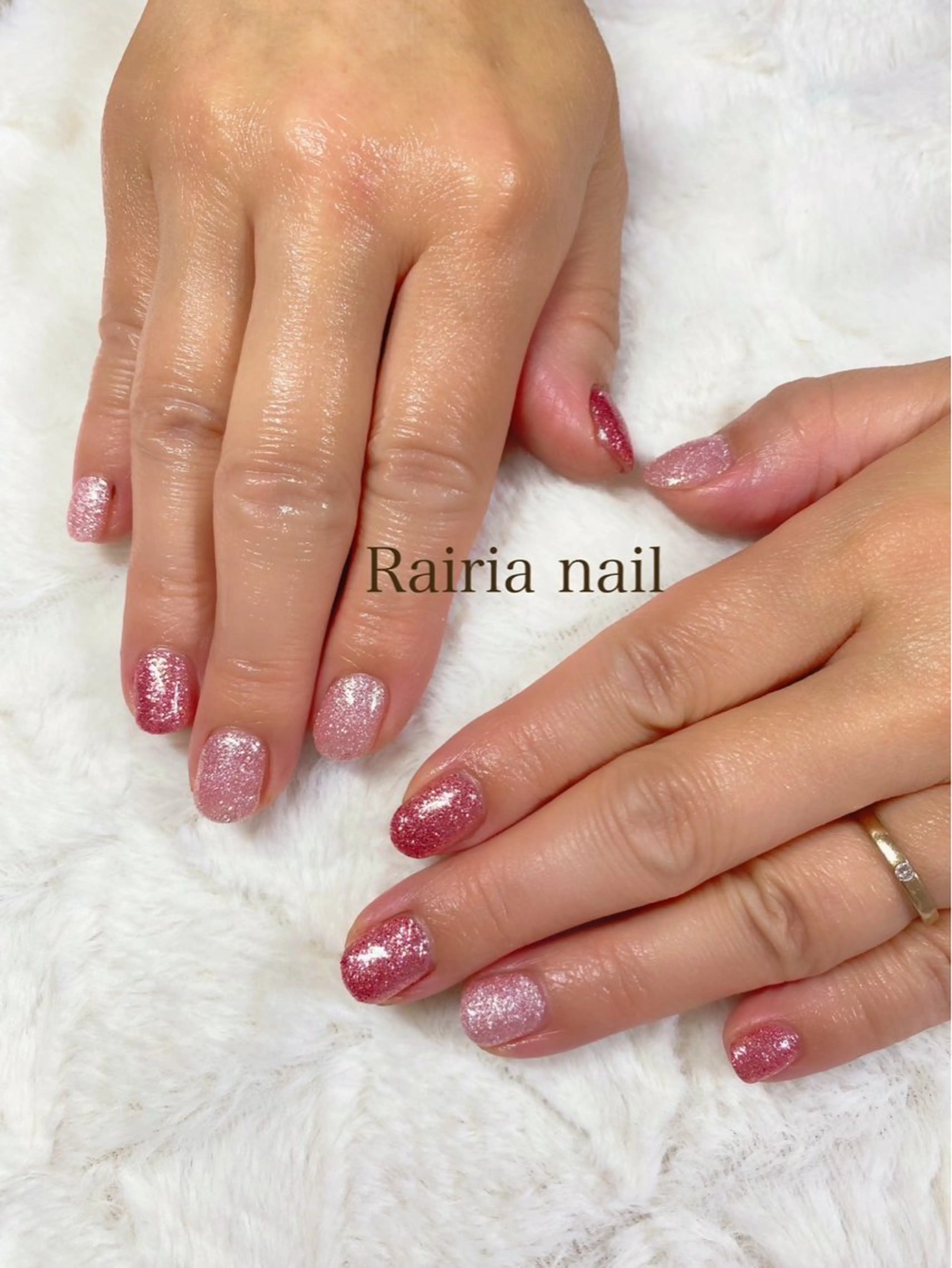 ネイル グリーン 持ち込み ハンドネイル Rairia nail本八幡店のネイルデザイン