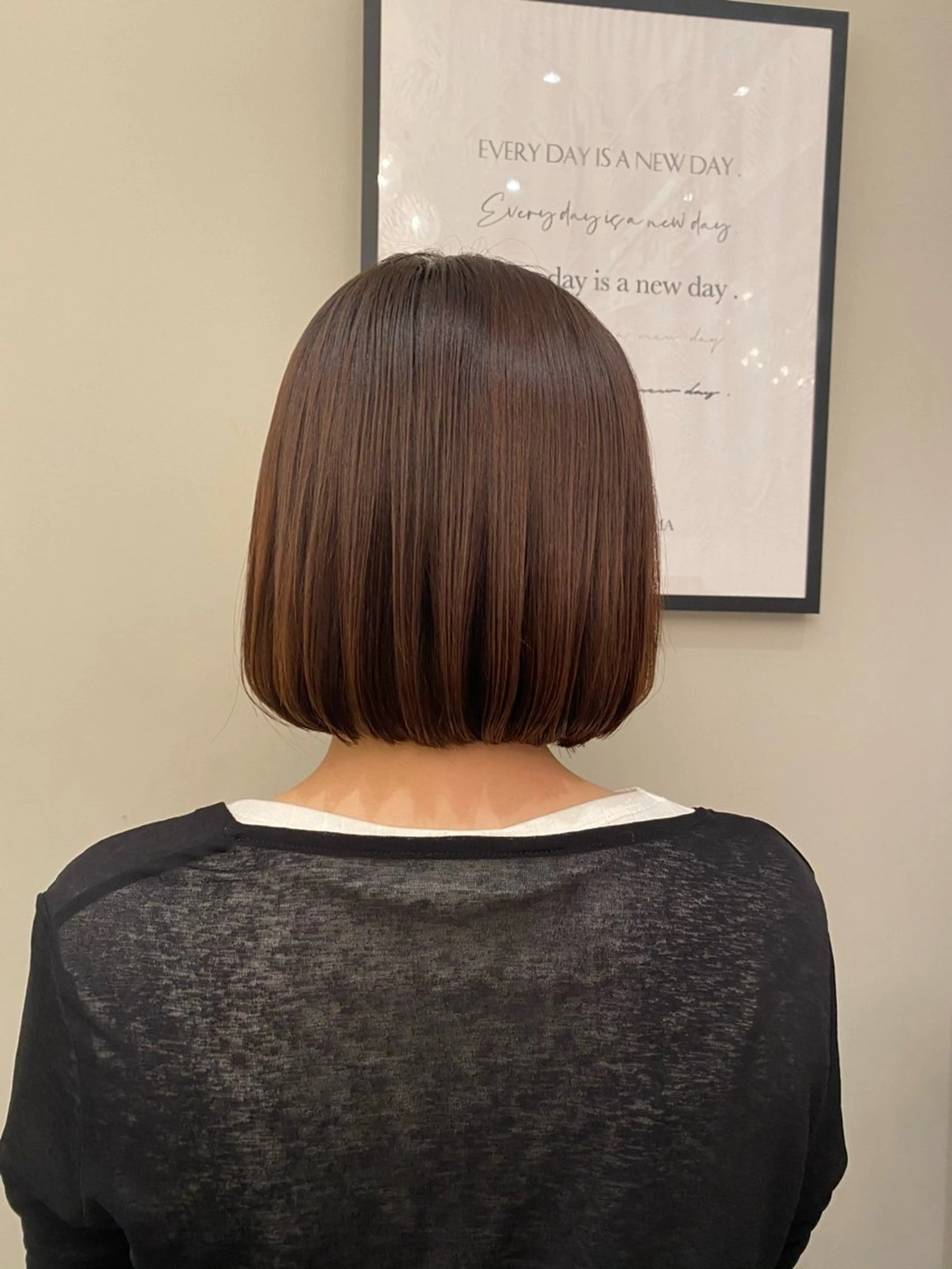 ショート ボブ カット ヘアカラー トリートメント 艶カラー吉祥寺🌸 KAZUEのヘアスタイル