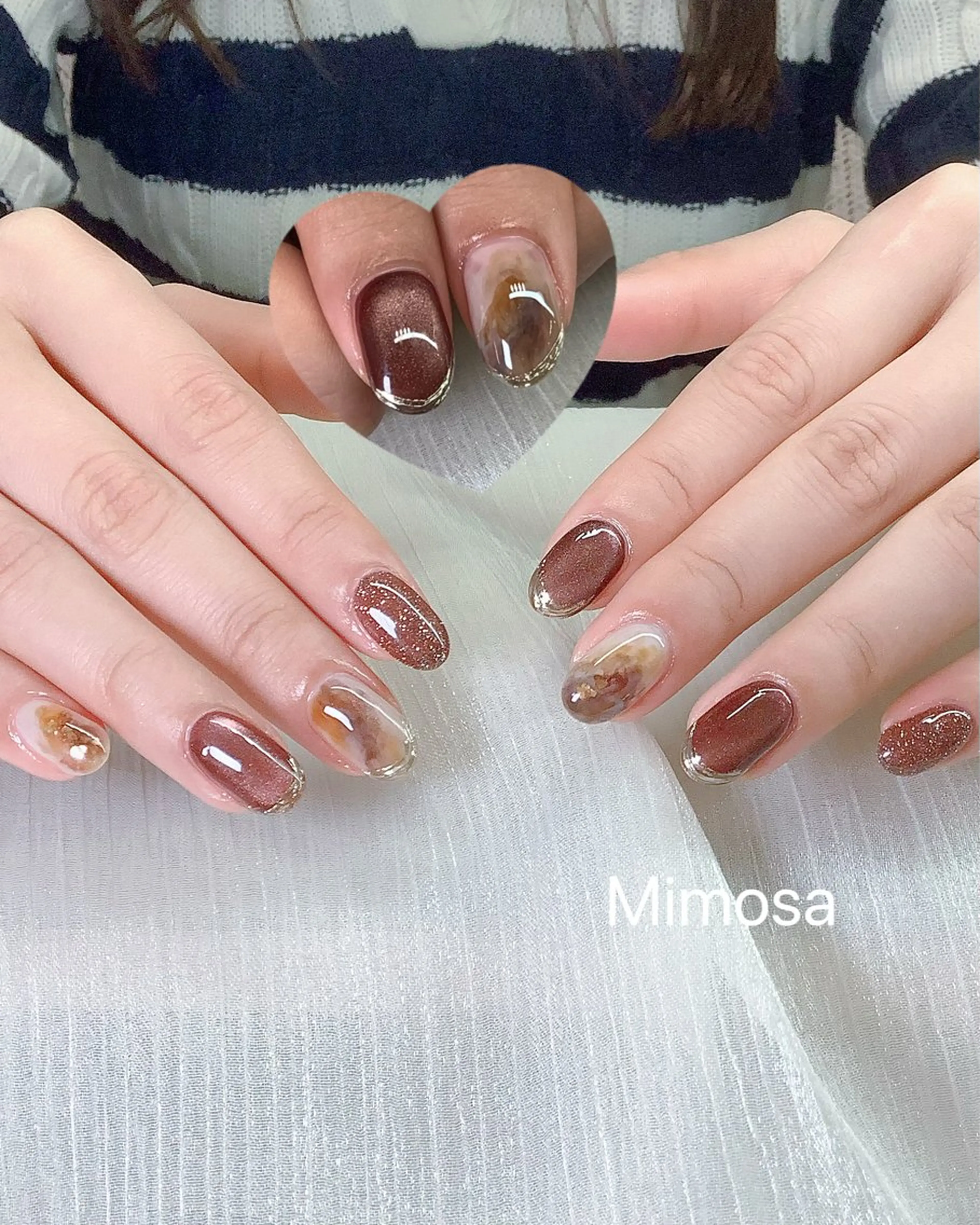 ネイル ハンドネイル 💛Mimosa💛 吉祥寺のネイルデザイン