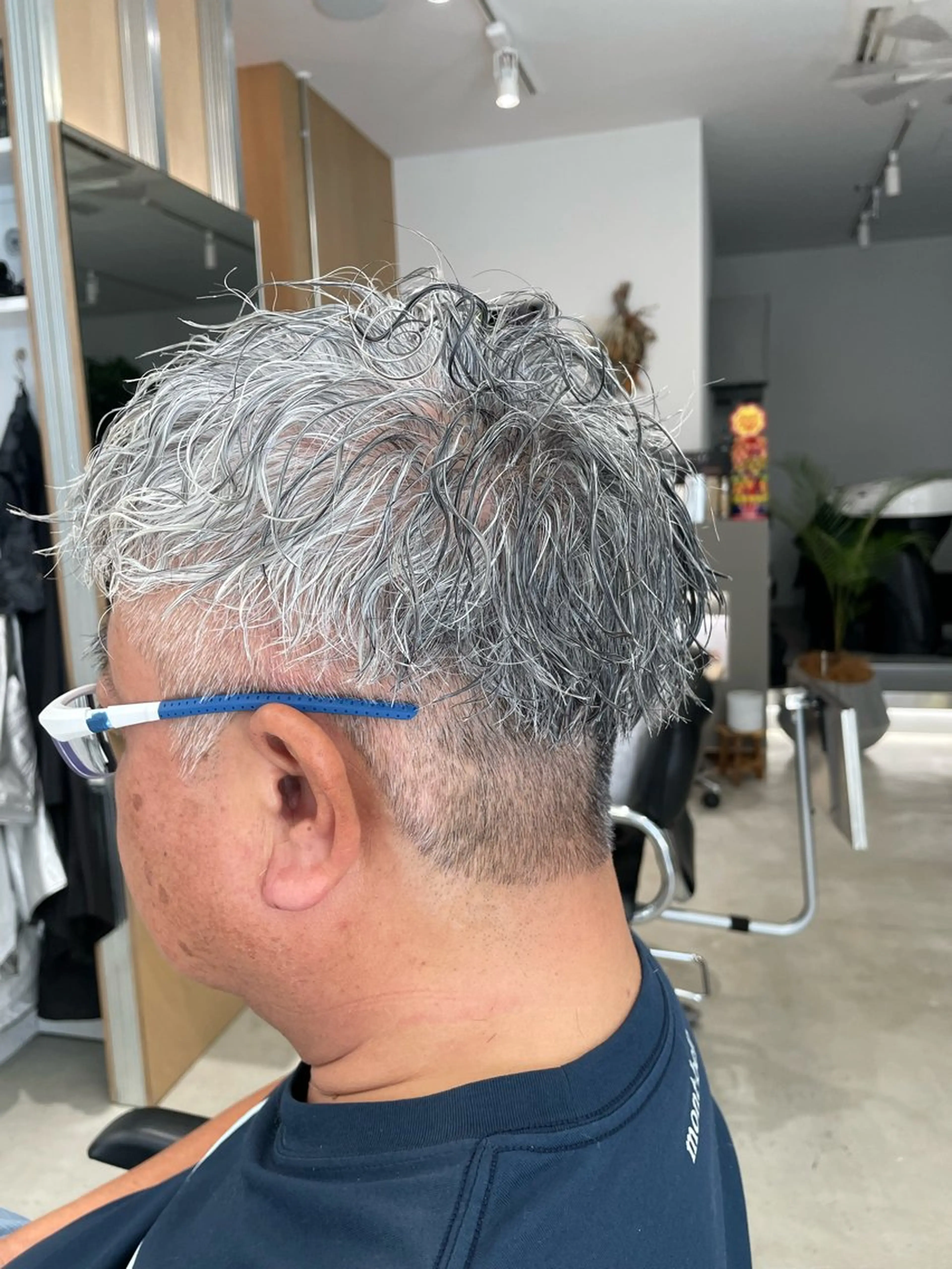 ショート パーマ メンズ カット パーマ 髪質改善/茅ヶ崎 マツモト リョウのヘアスタイル