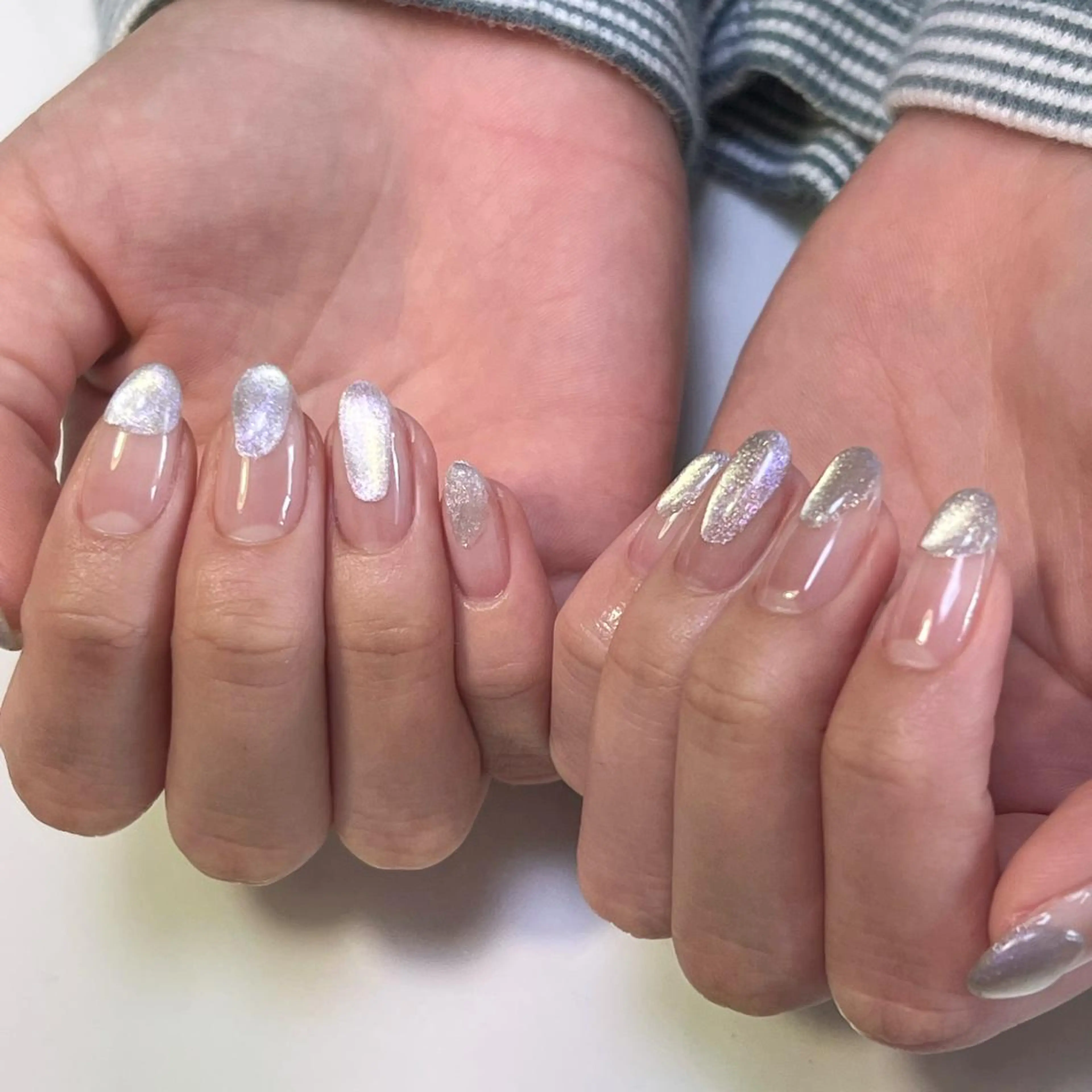 ネイル オーロラネイル マグネットネイル Crea la Luce宗像店所属・武藤 茉紀のネイルデザイン