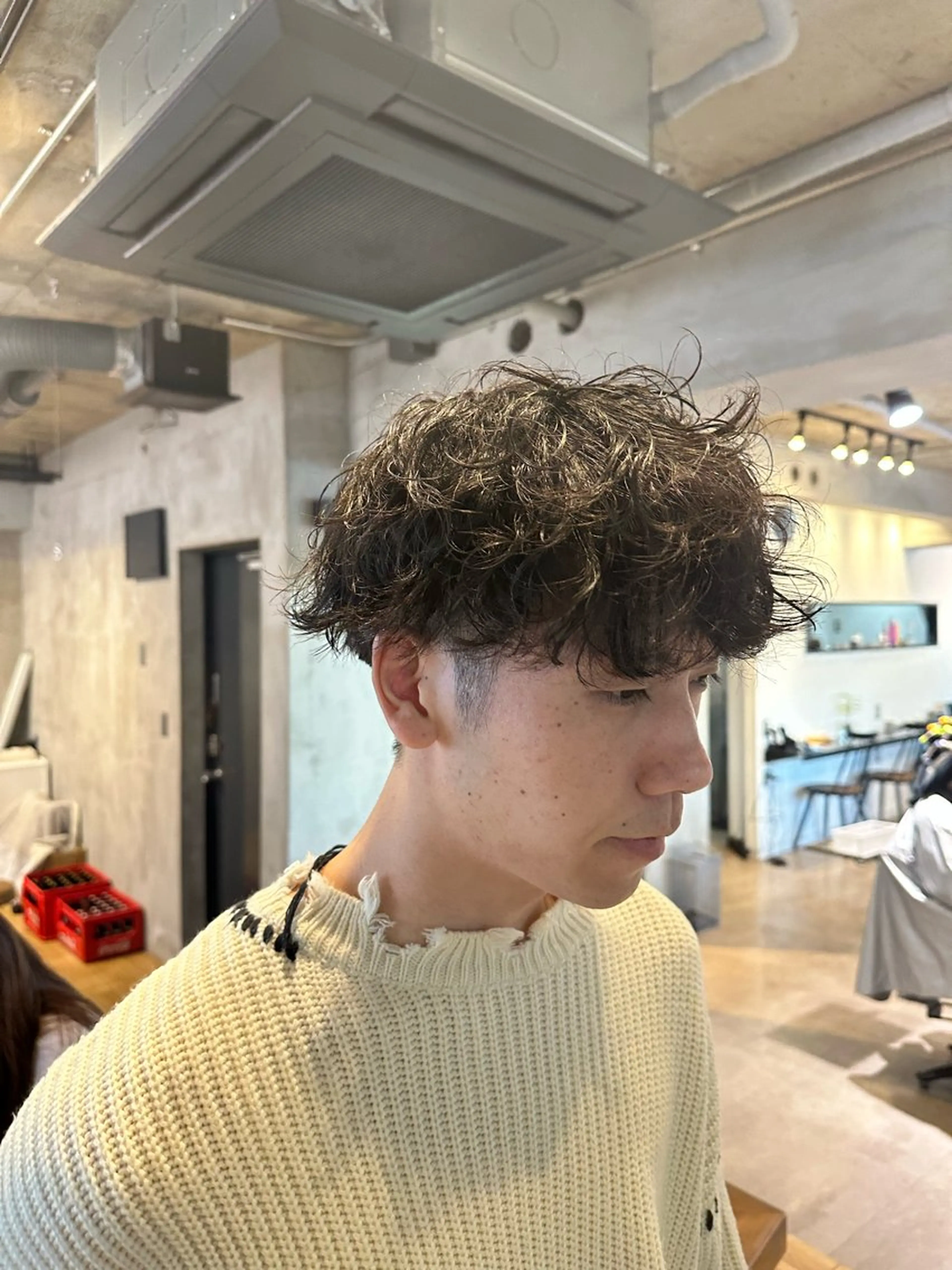 ショート パーマ メンズ カット パーマ ✂︎メンズ特化✂︎ 竹内貴則のヘアスタイル