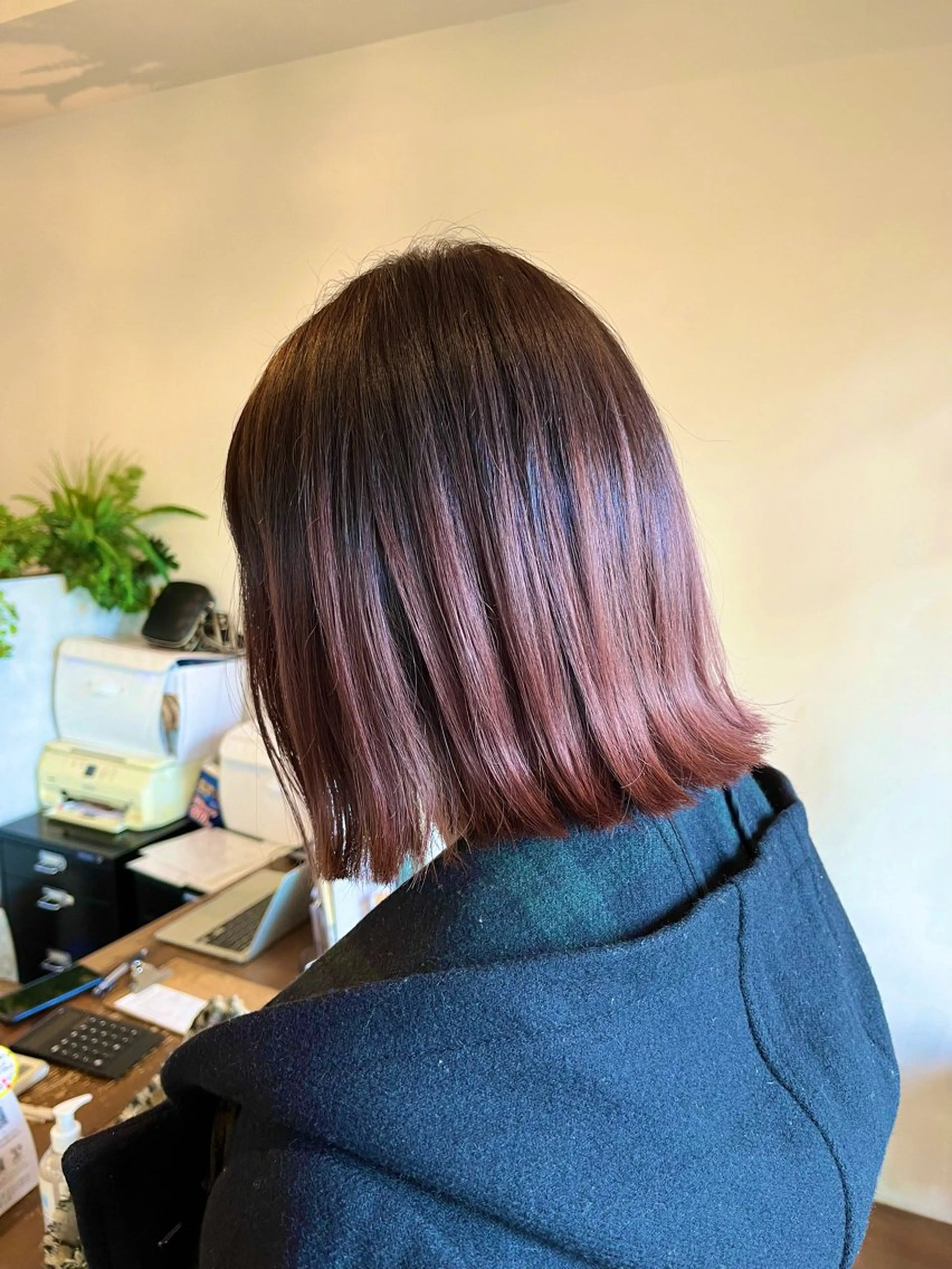 ミディアム カラー カット ヘアカラー トリートメント AKALA  HAIR所属・AKALA HAIR 西宮店　Juriのヘアスタイル