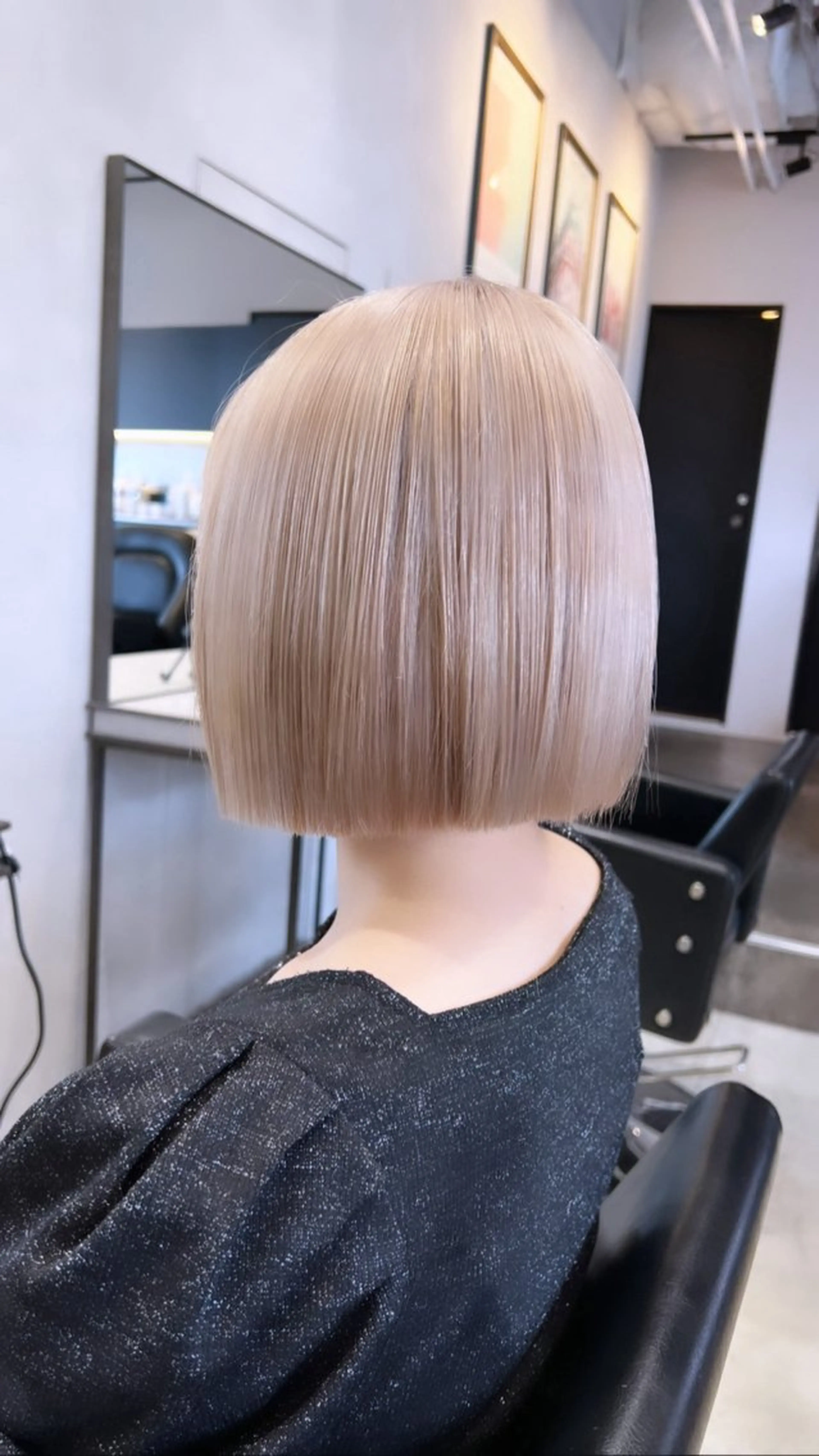 🩷イチオシ🩷全体カット+全体ケアブリーチ+トリートメント⭐️最高級トリートメント✂️ミルクティーベージュ😾の写真