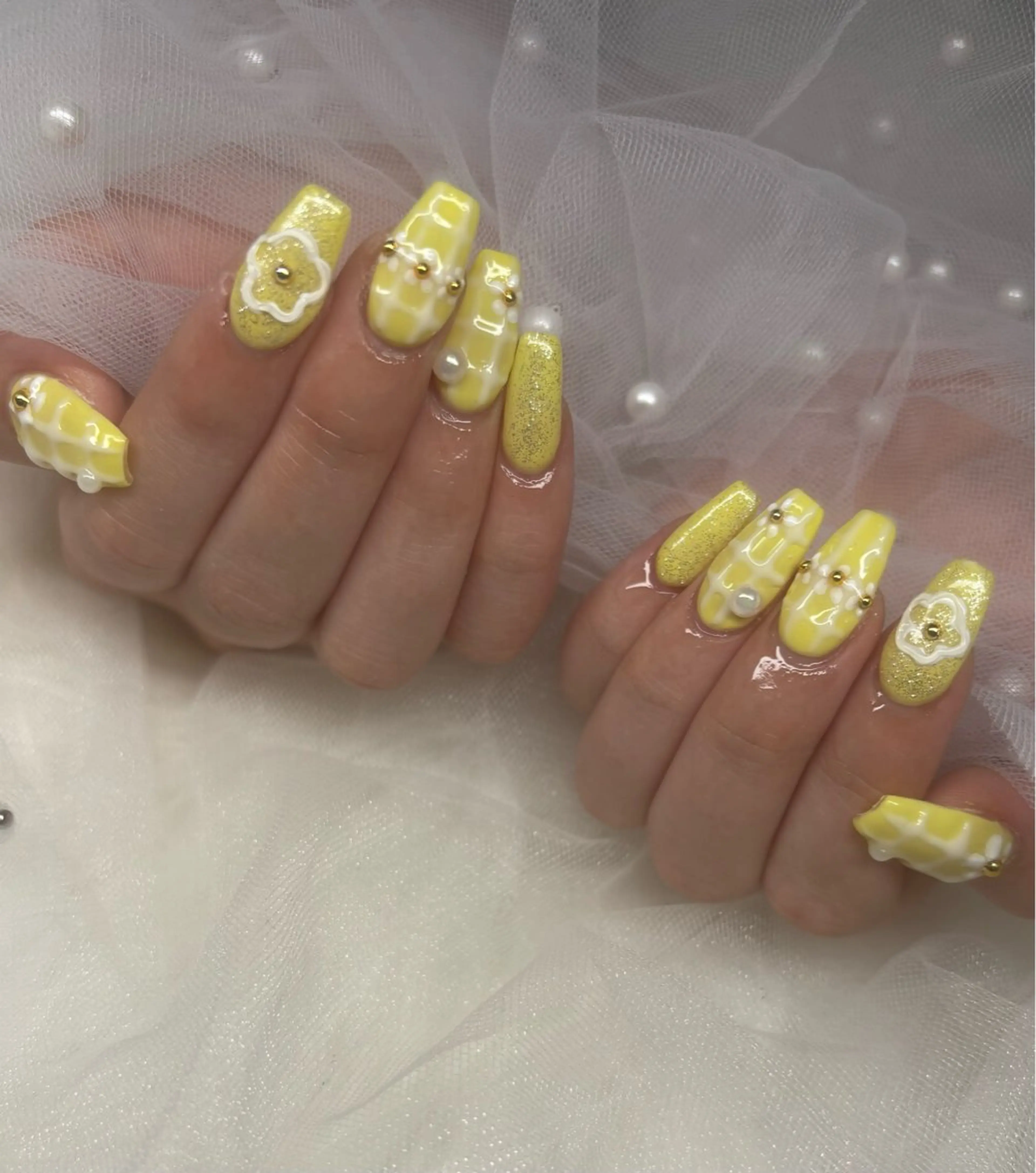 ミディアム Amonail♡ RINAのネイルデザイン