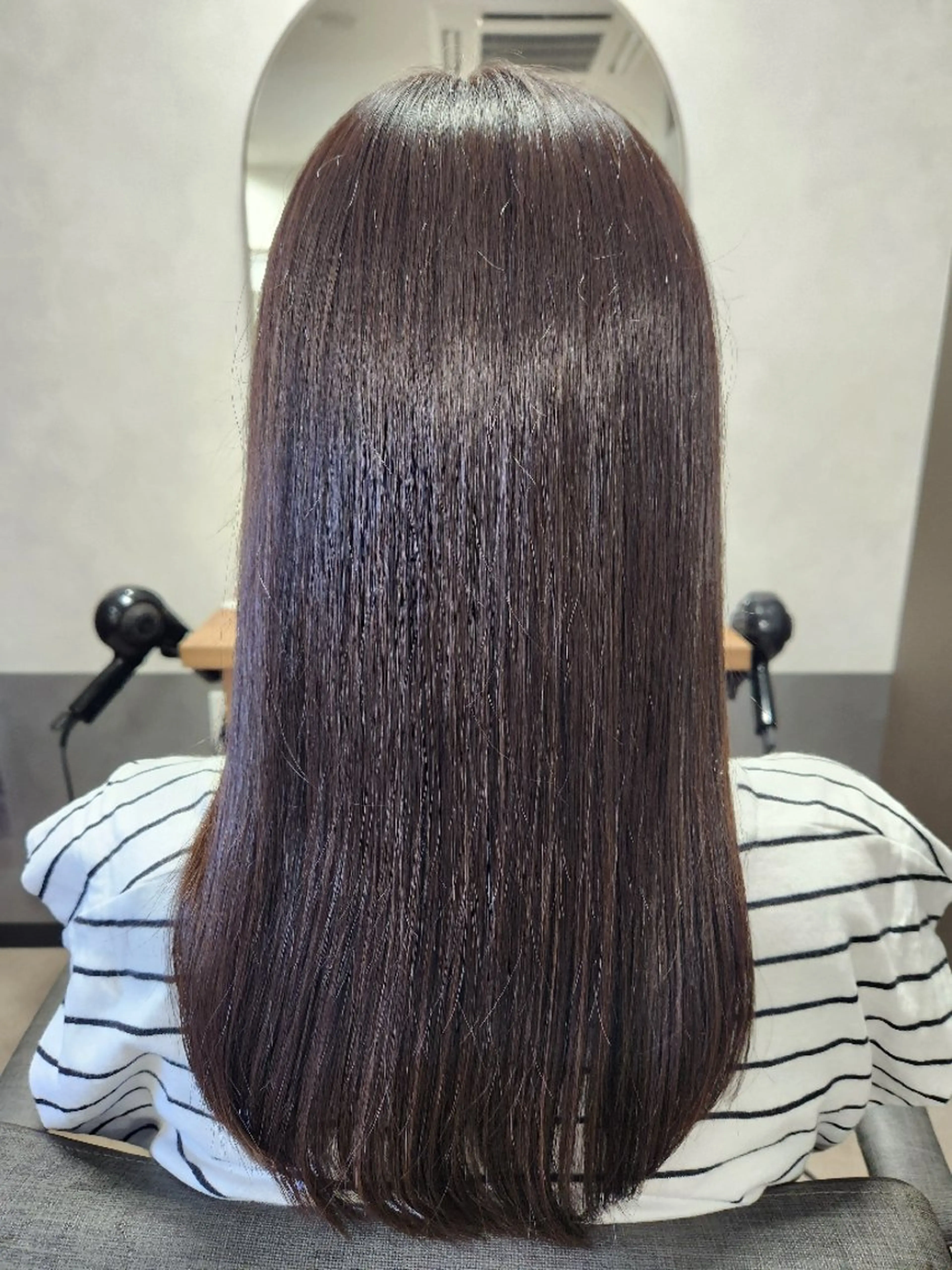 【魔法のバブルmarbb🫧付】カット+顔回り縮毛矯正+ケアプロ超音波トリートメントの写真