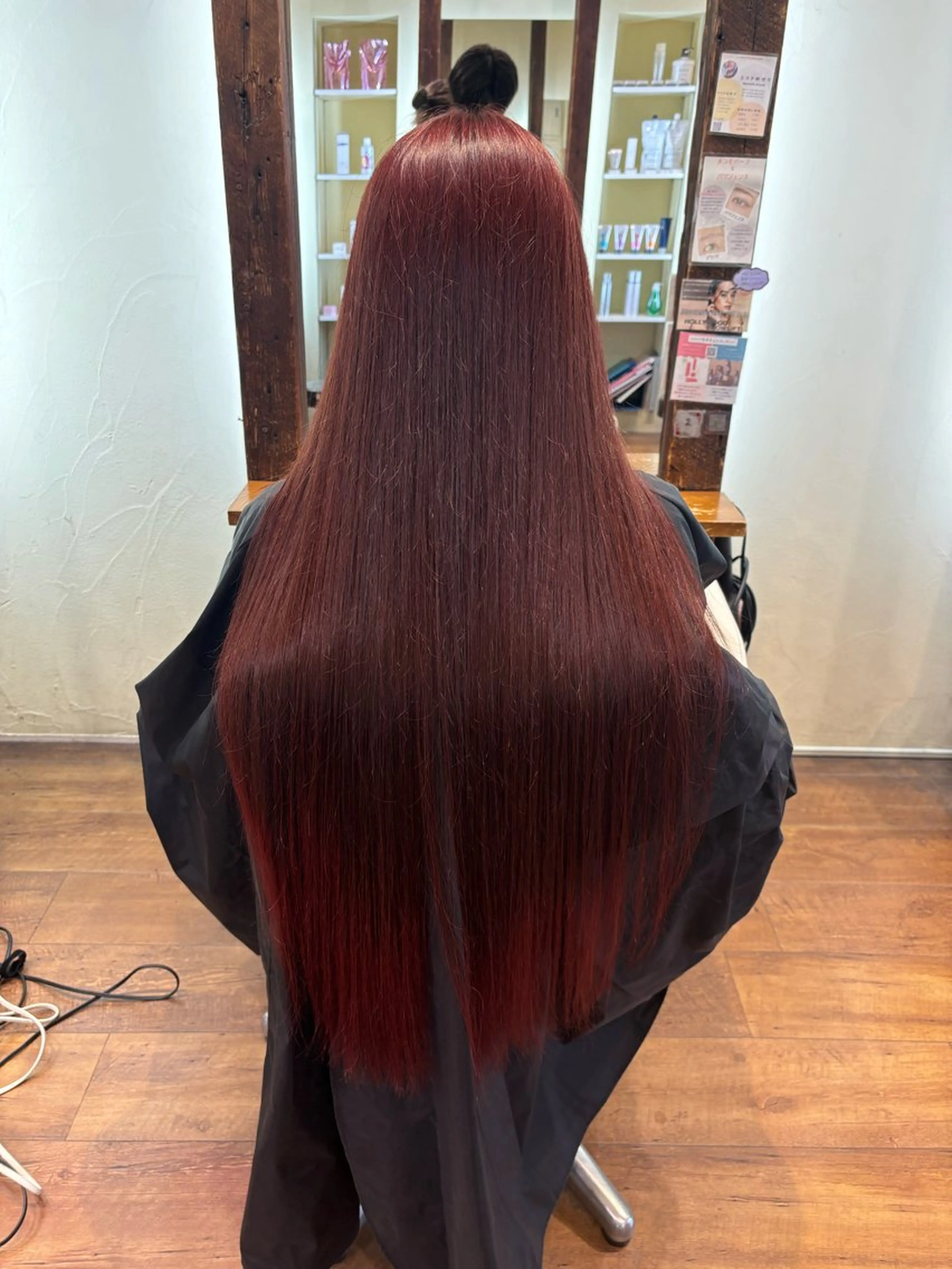 ロング ブリーチ予約率90% 以上✨森山陽向のヘアスタイル