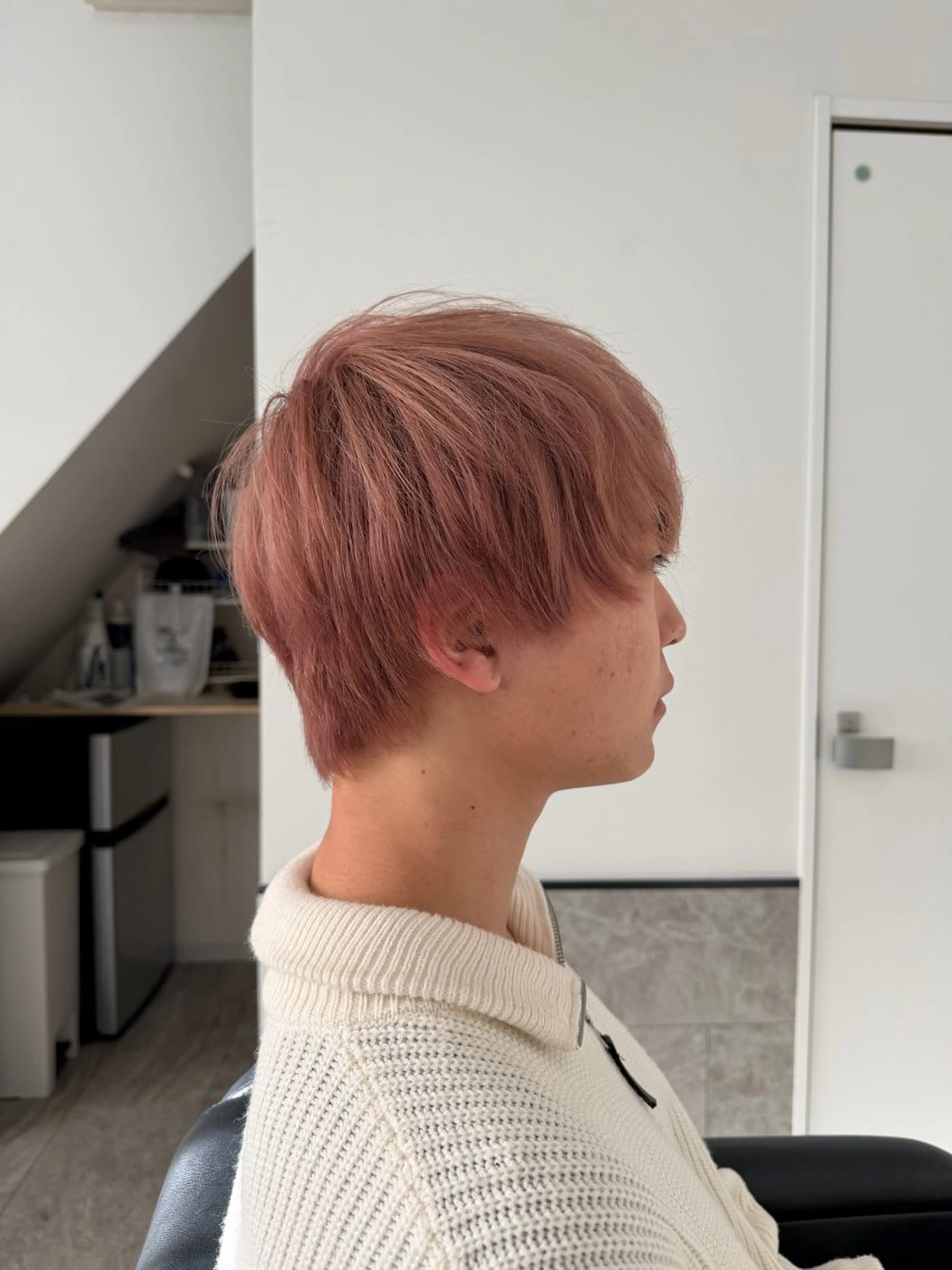 ショート メンズ マッシュウルフ マッシュ メンズウルフカット ウルフカット ブリーチ/髪質改善/ メンズ/ KOKIのヘアスタイル