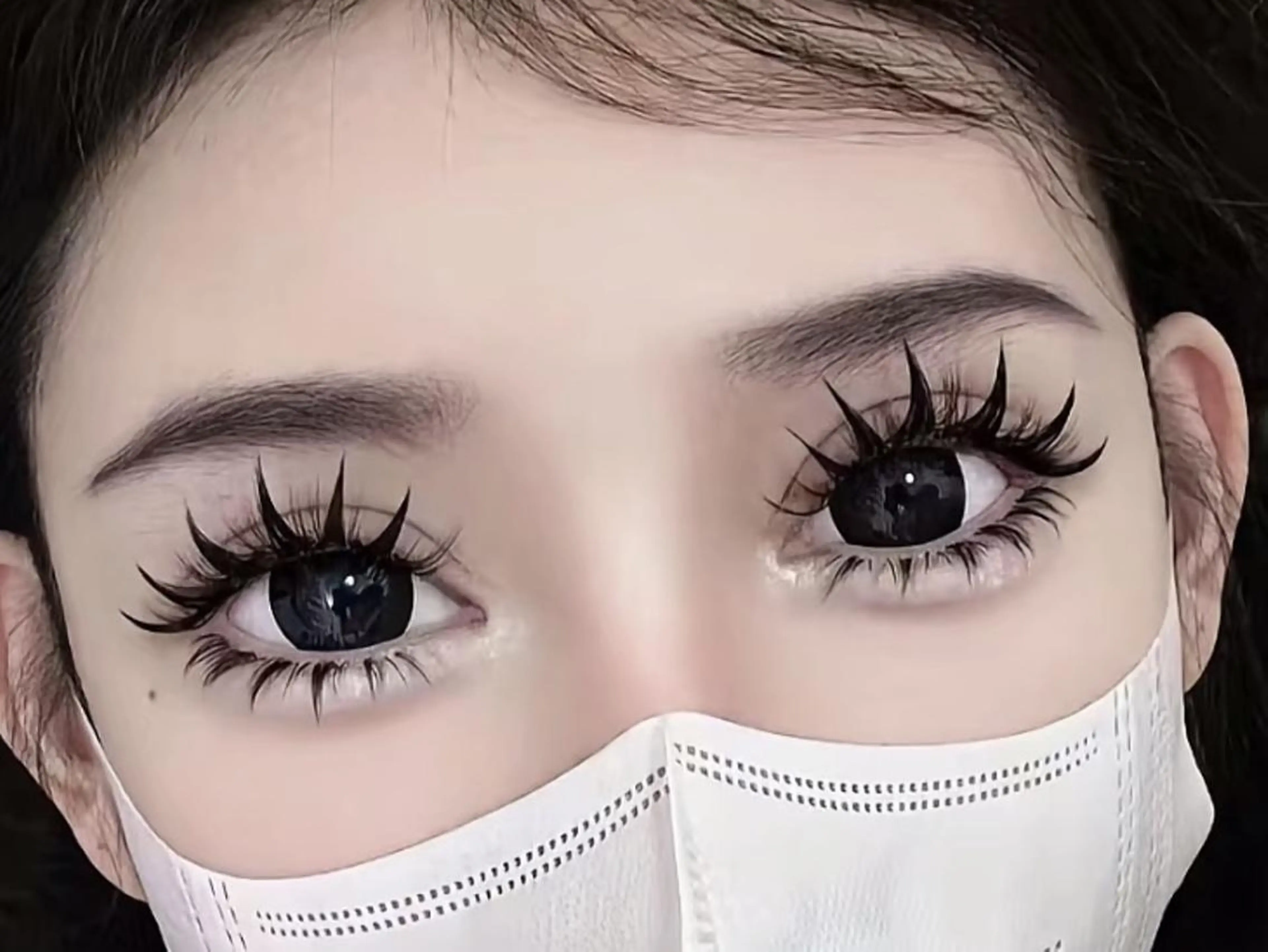 マツエク・マツパ 束感まつ毛 カラーマツエク フラットラッシュ パリジェンヌラッシュリフト まつげパーマ マツエク 竹田 あきのマツエク・マツパデザイン