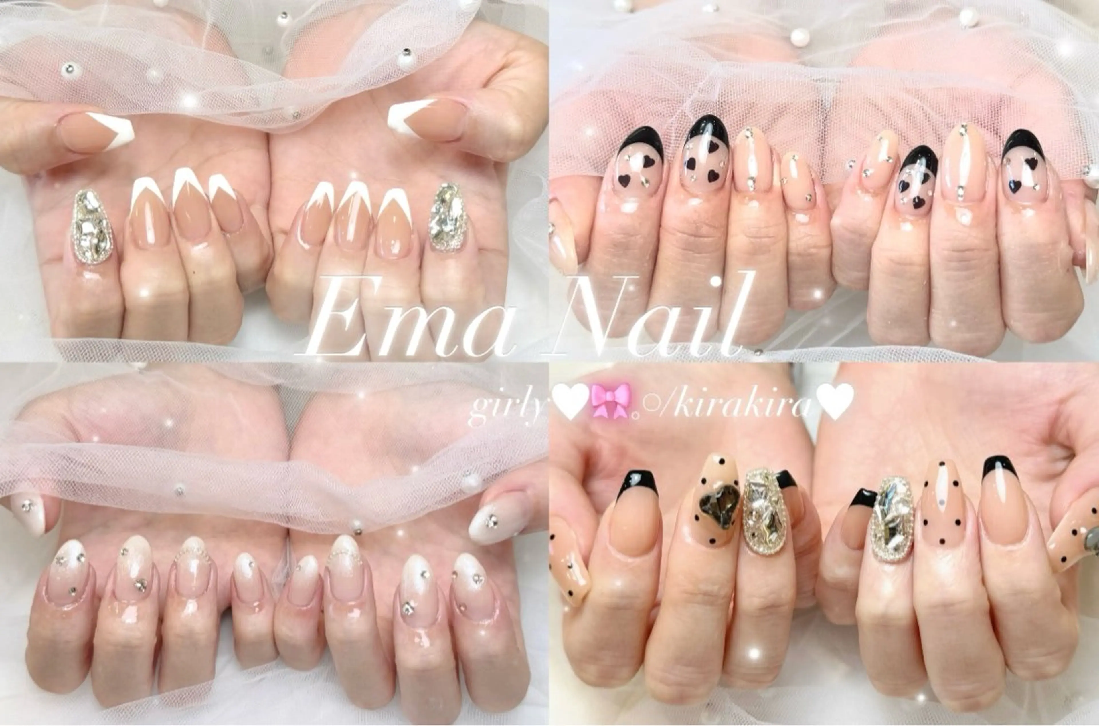 ネイル EmaNail＋KIHAKUYA東大阪長瀬店所属・EmaNail YUIのネイルデザイン