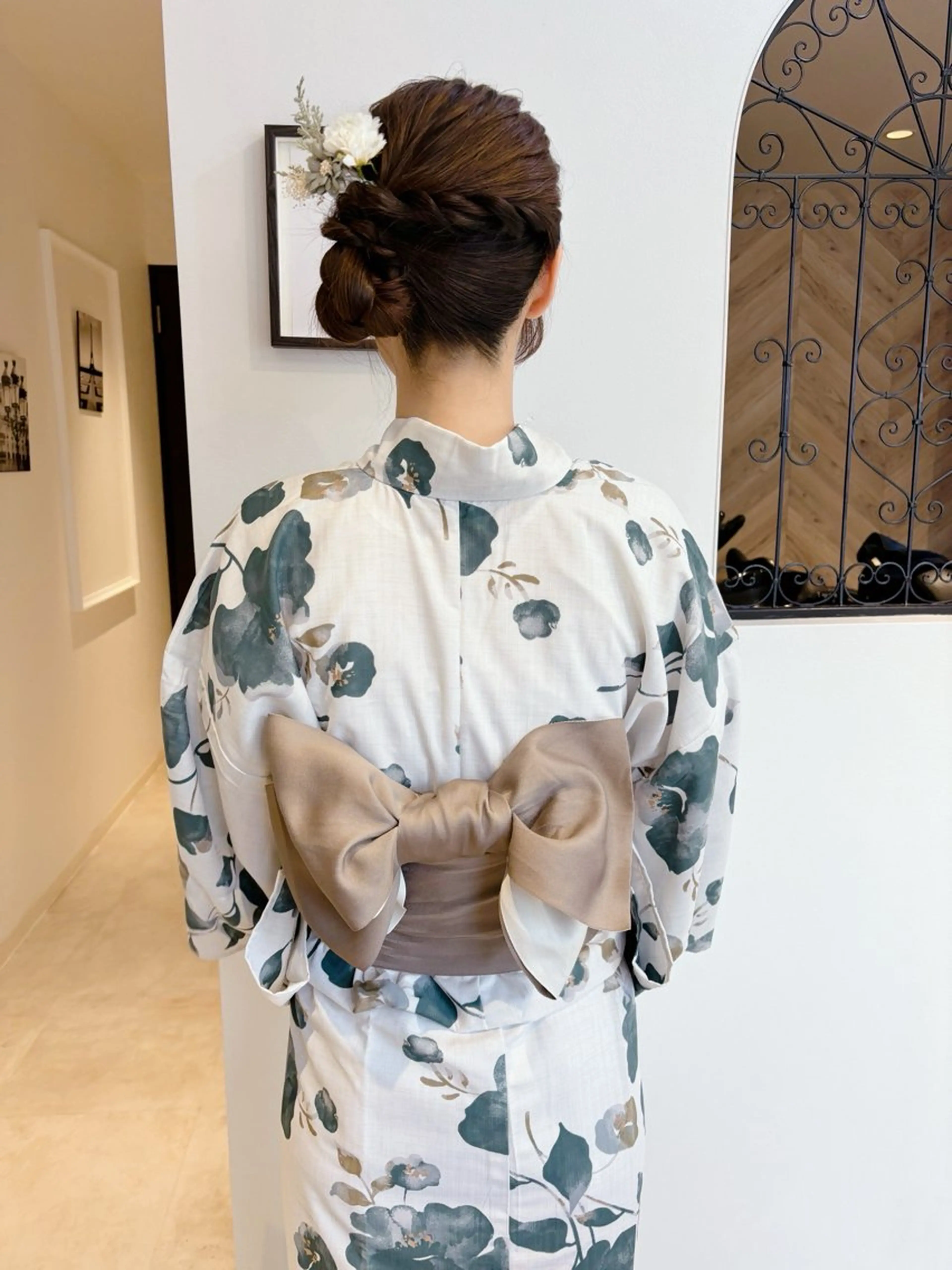 ヘアアレンジ 着付け 🍒しの🍒 透明感カラー/カットのヘアスタイル