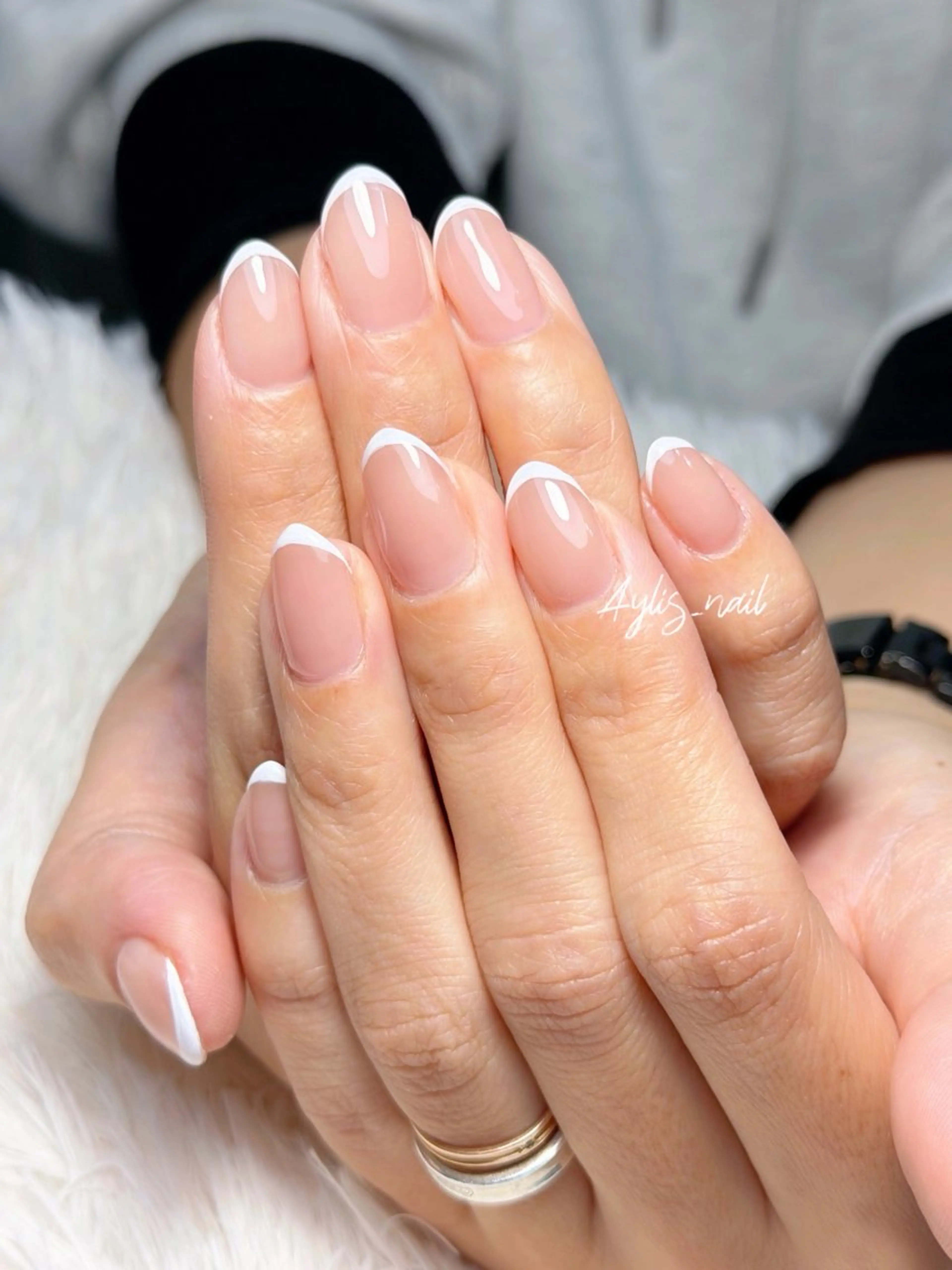 ネイル フレンチネイル ハンドネイル Aylis_nail 宇土・宇城のネイルデザイン