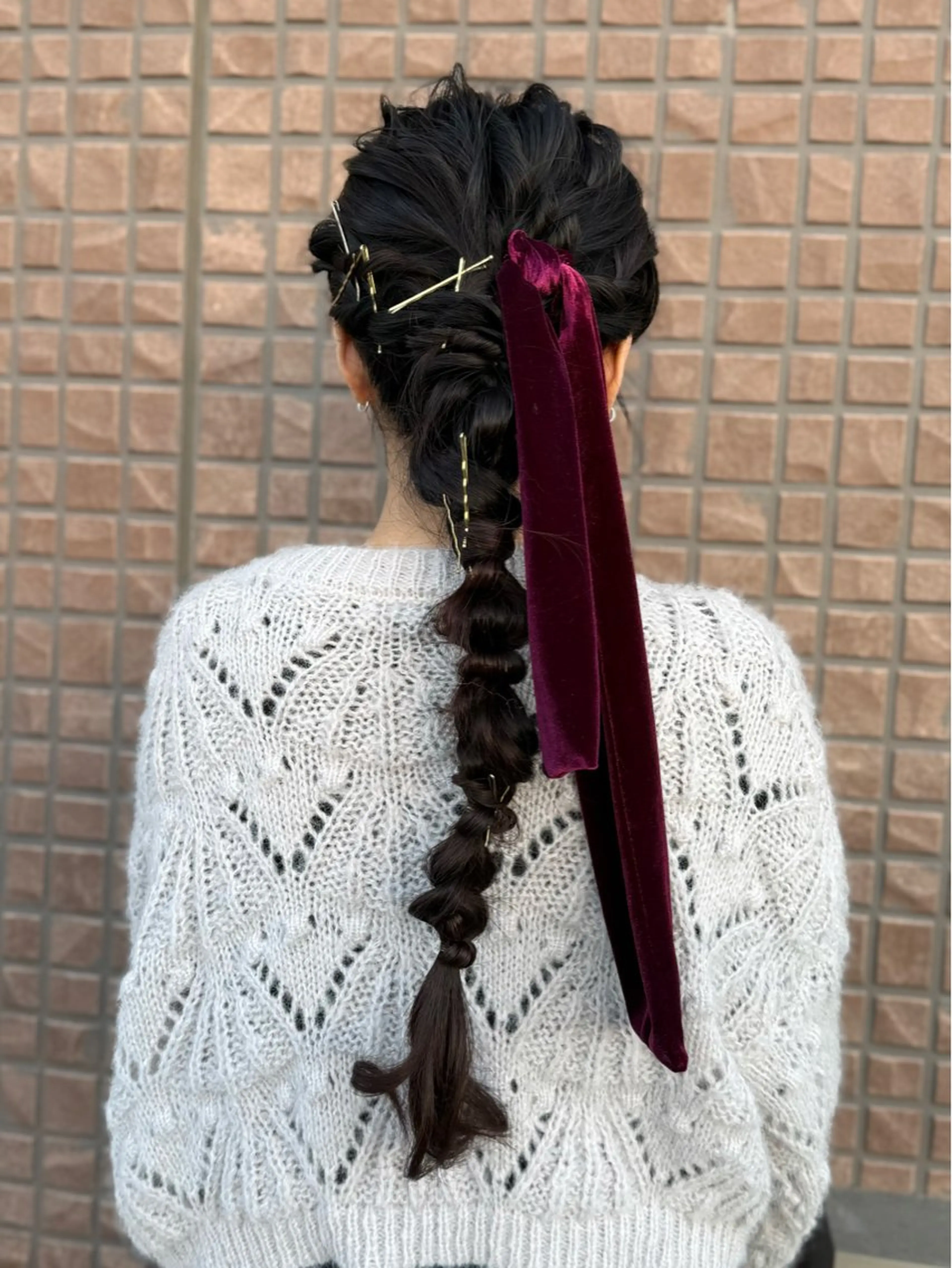 ヘアアレンジ Harris　表参道・外苑前・青山　表参道本店所属・艶カラー/ハイトーン /アレンジ/meiのヘアスタイル