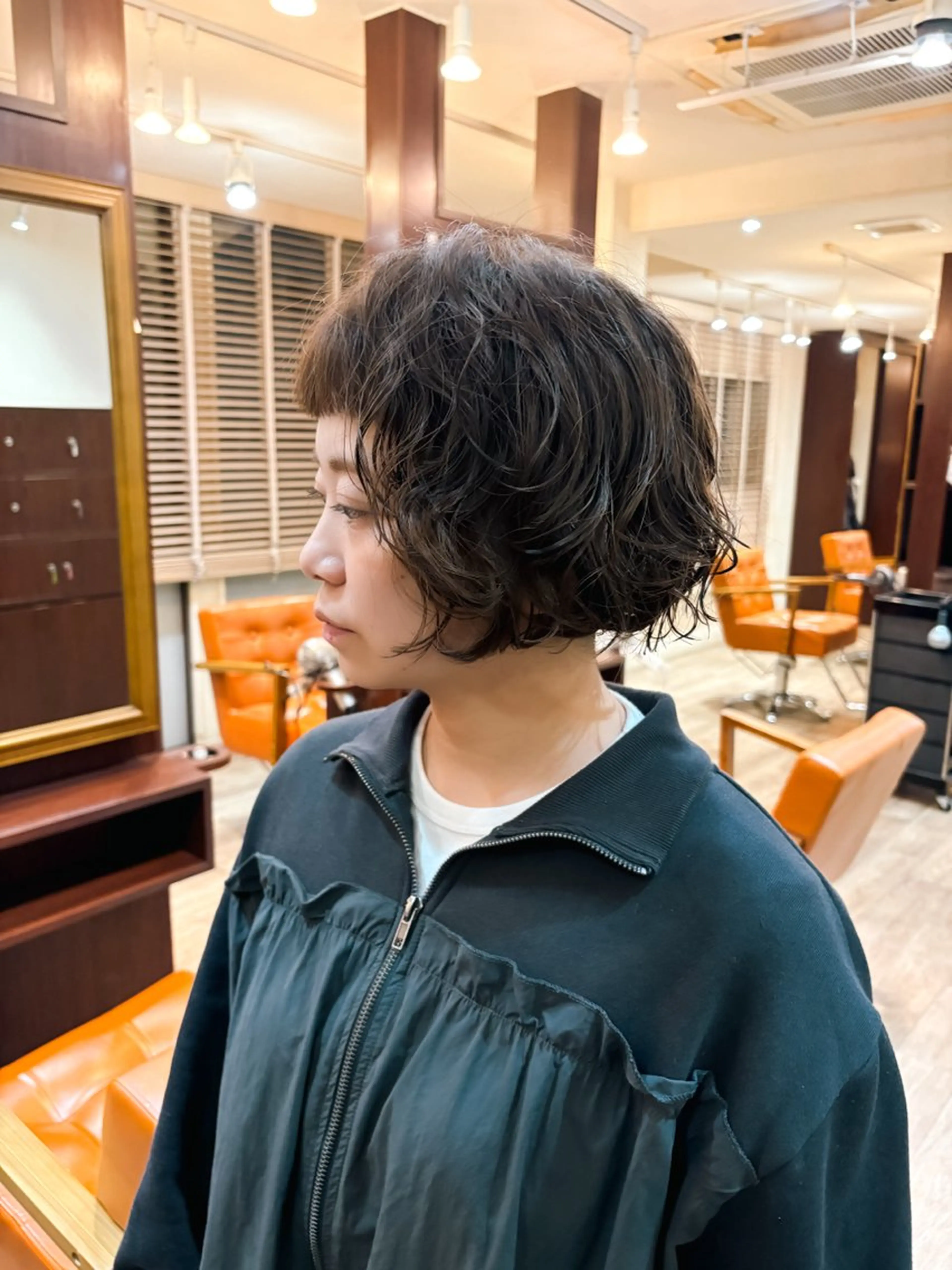 ショート パーマ カット パーマ Miyamoto Yasuchikaのヘアスタイル