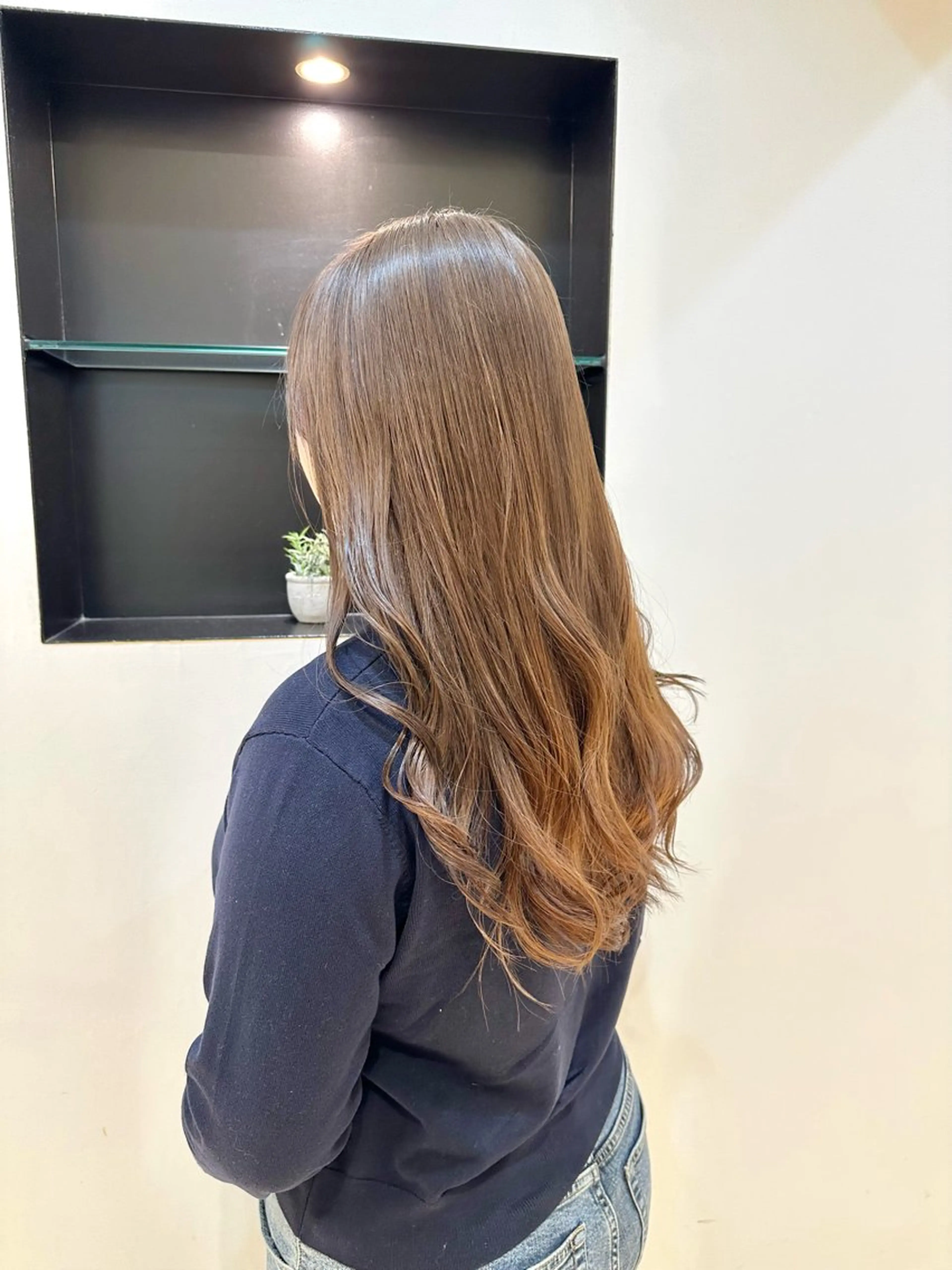 ロング カラー TAYA大阪上本町所属・十場【髪質改善】 【ダブルカラー】のヘアスタイル