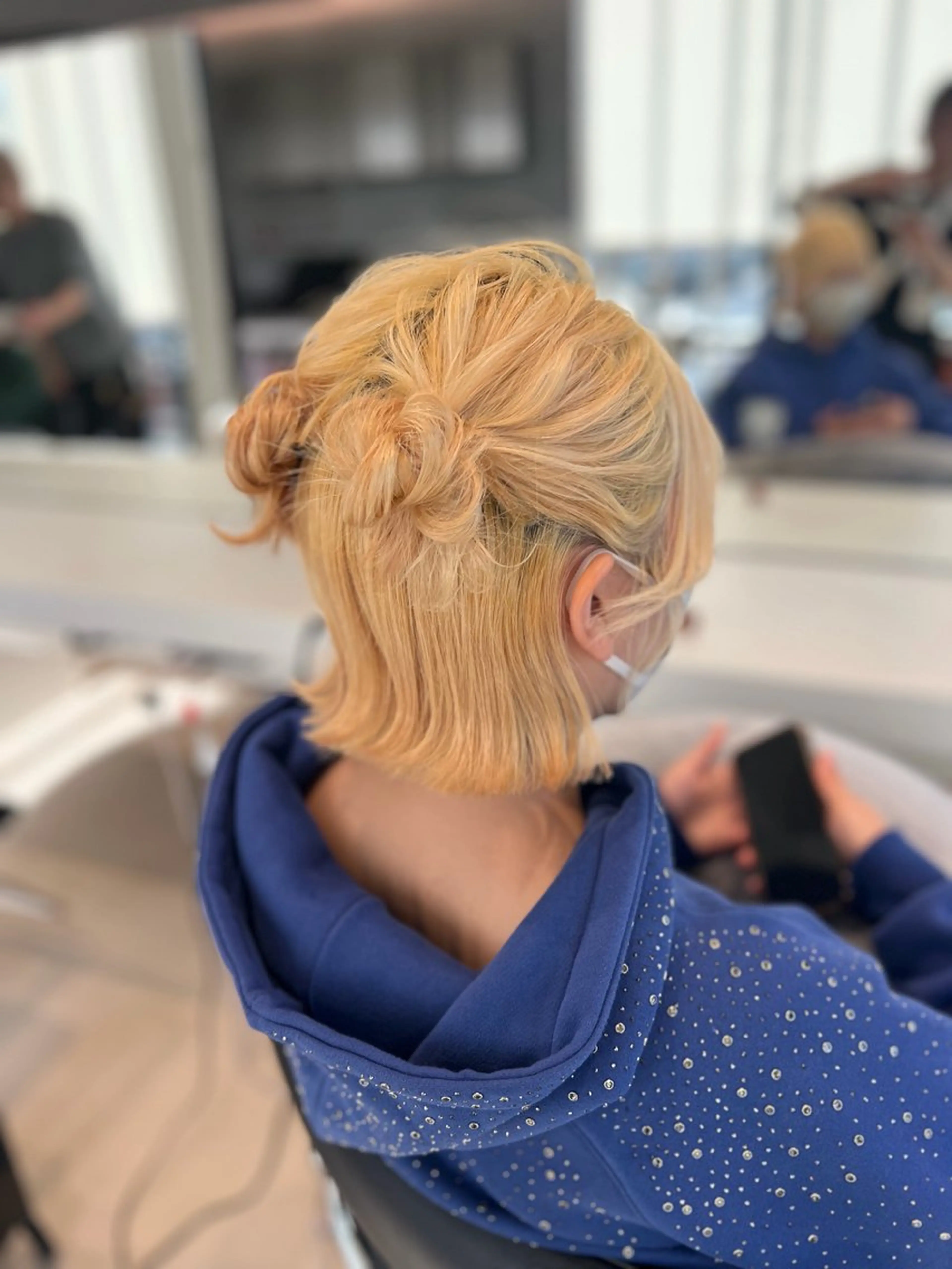 ショート ヘアセット 髪質改善/レイヤー 暖色/shiinaのヘアスタイル