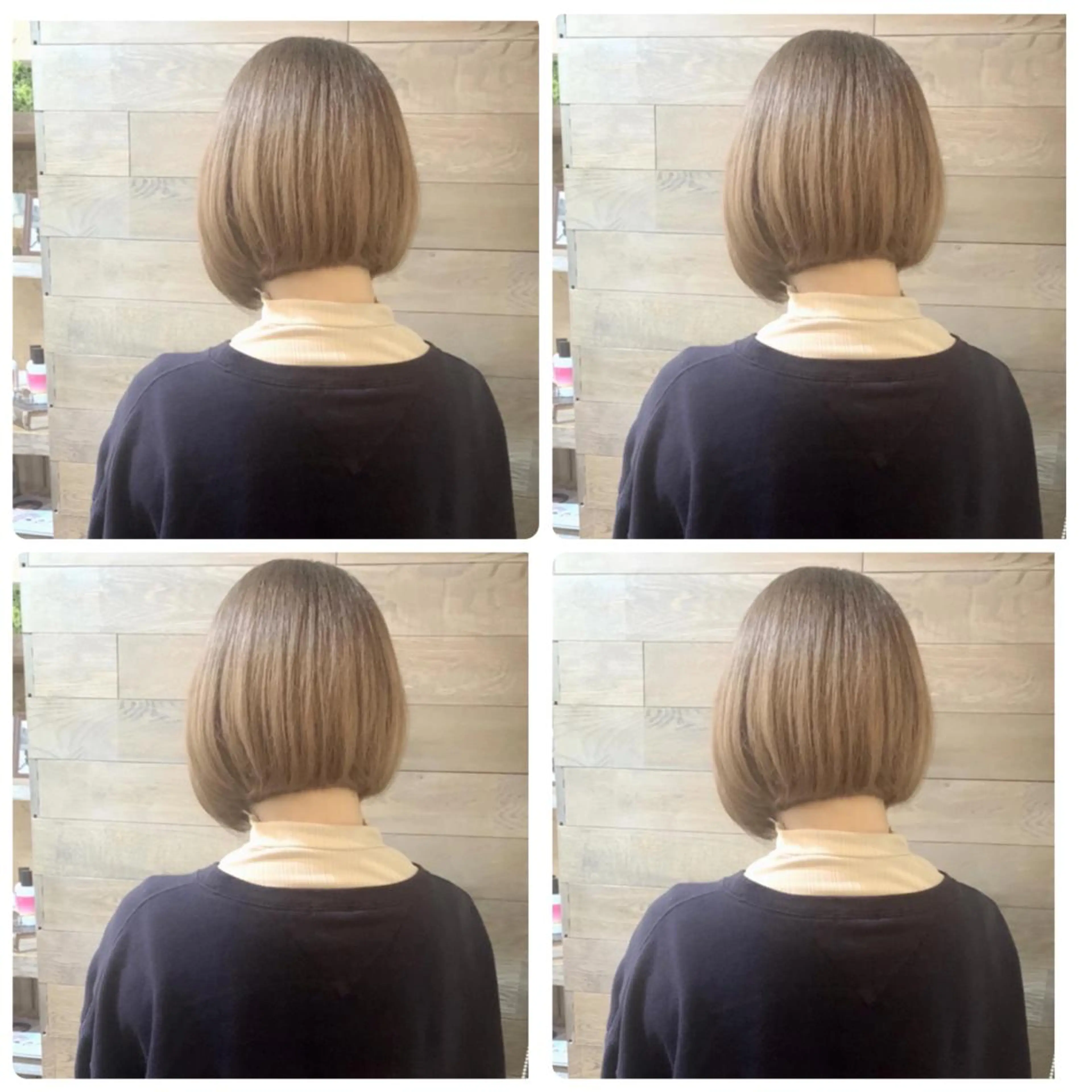 ショート カラー バレイヤージュ ブラウンカラー ココアブラウン デザインカラー グラデーションカラー ヘアカラー トリートメント 京都大人女性ショート 徒歩1分/秋山のヘアスタイル