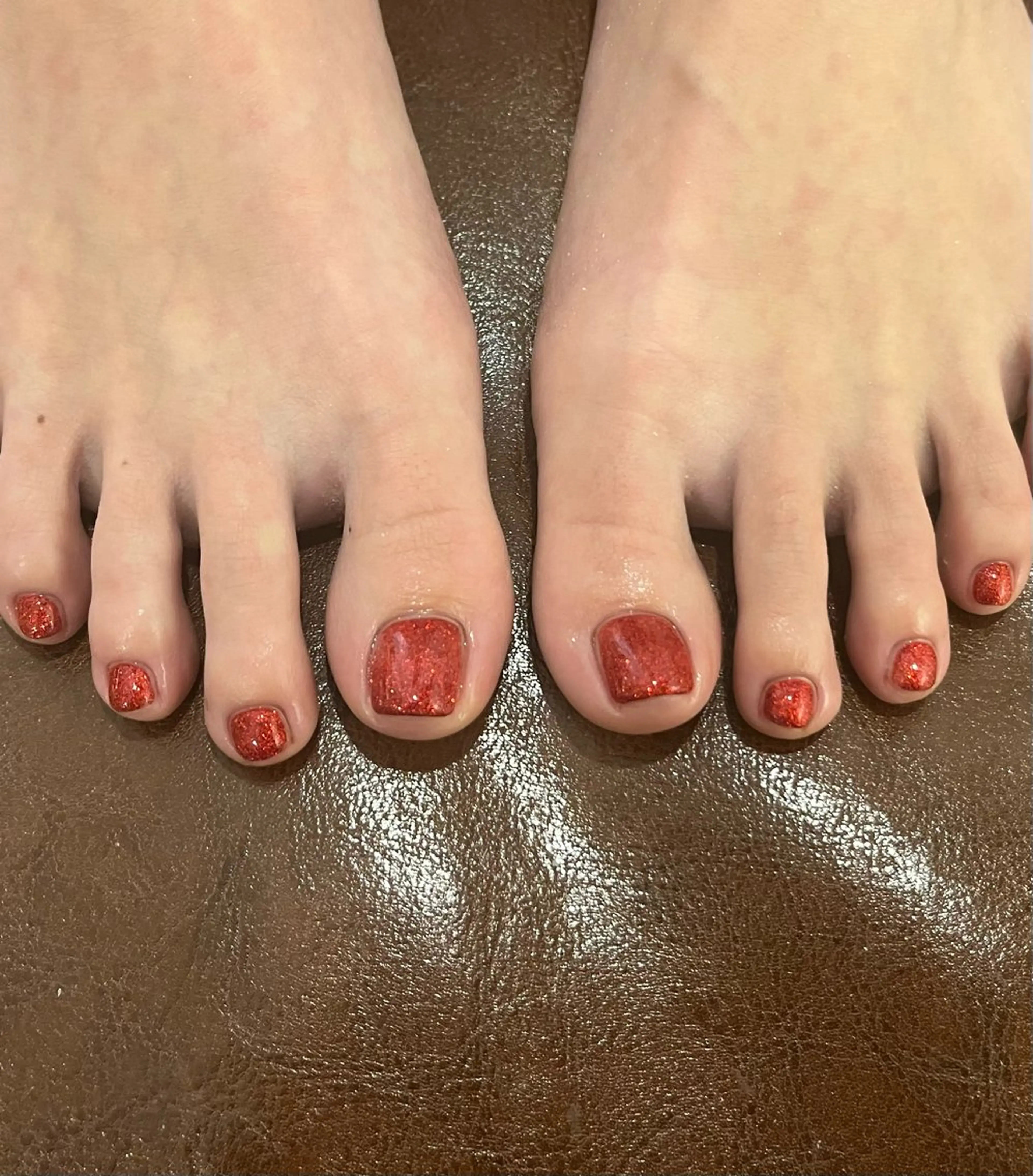 【FOOT】ワンカラーorラメ✨(オフなし✖︎)の写真
