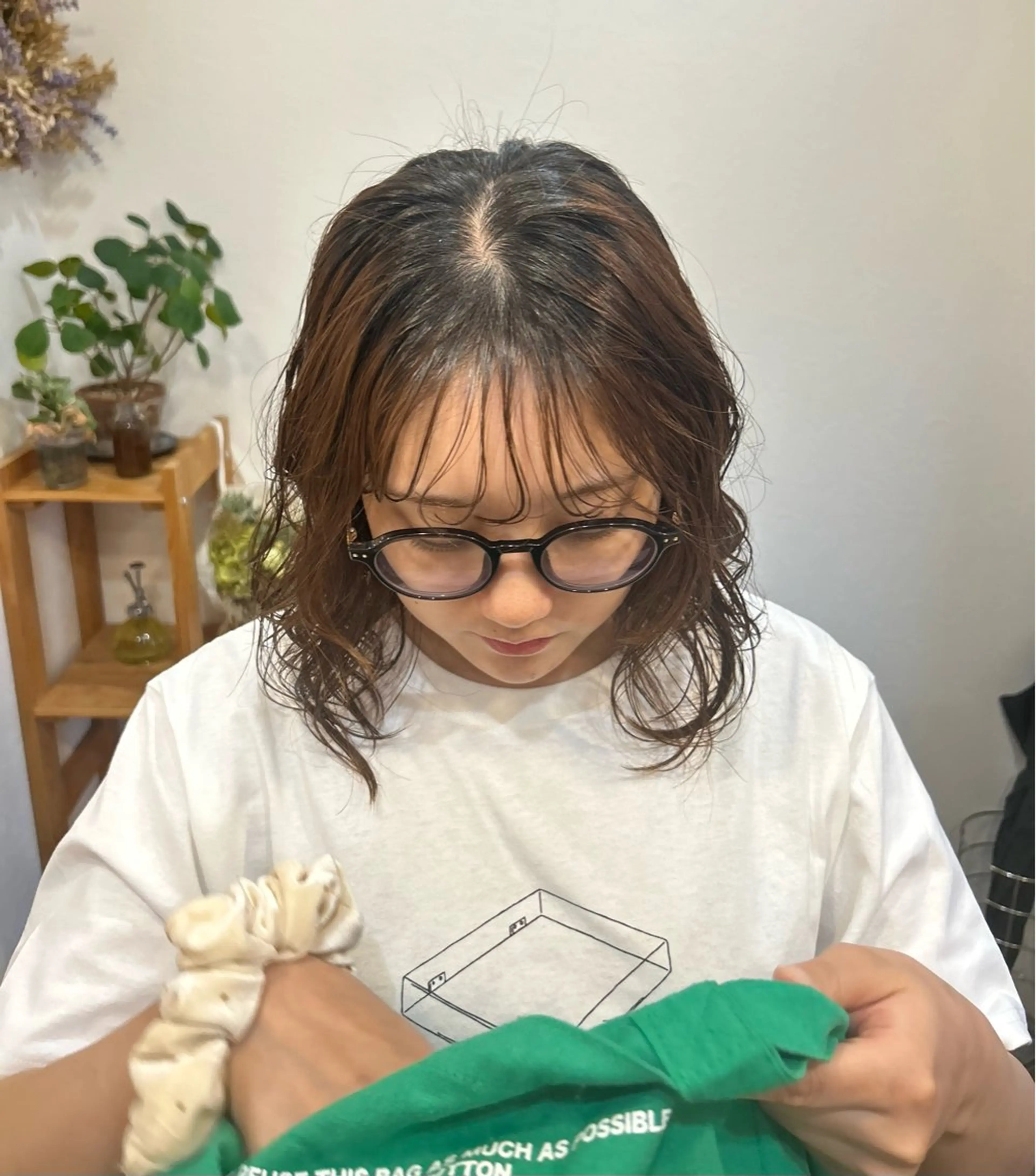 🌀レディースカットパーマの写真